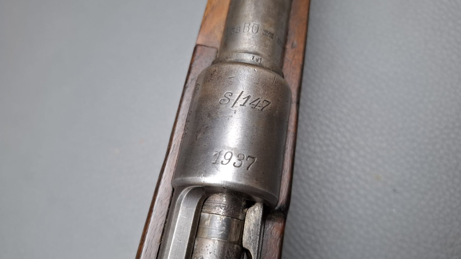 S/147 1937 Sauer & Sohn K98k Karabiner Sammlerwaffe Repetierer WK2 WaA – Bild 1