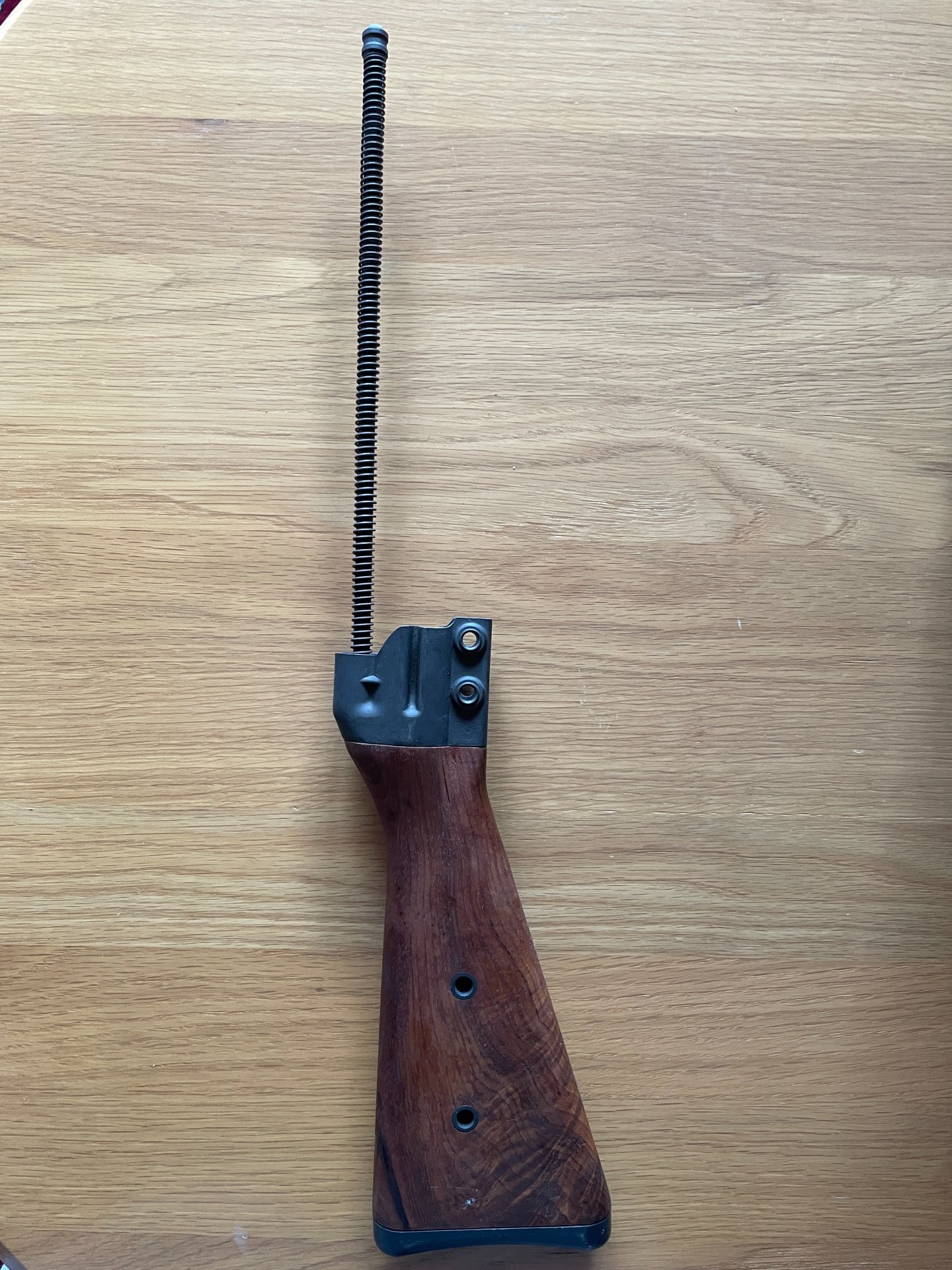 Holzschaft, Schulterstütze für das Sturmgewehr G3 aus Holz – Bild 1