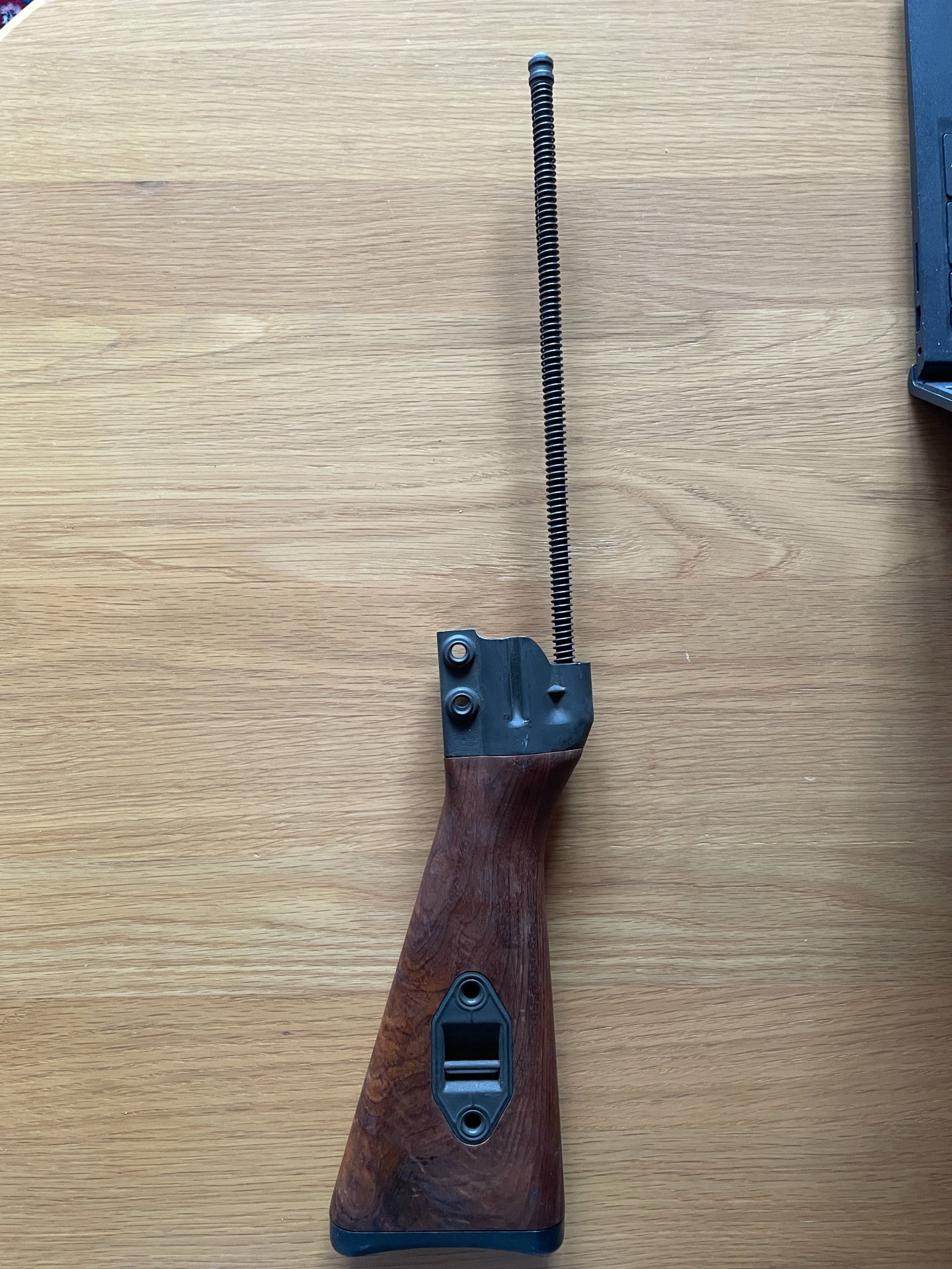 Holzschaft, Schulterstütze für das Sturmgewehr G3 aus Holz – Bild 2