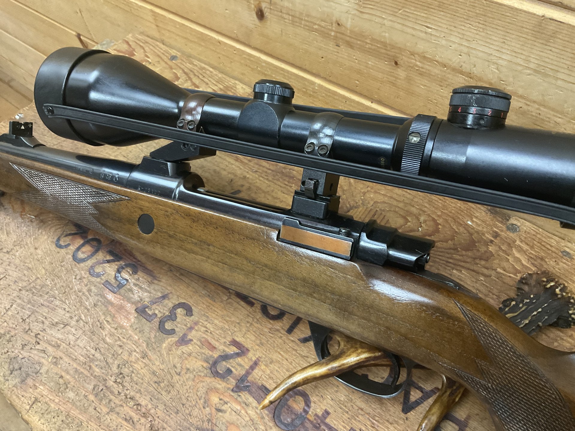 Repetierbüchse 98er Kal..270Win. mit ZF 3-9x56 Leuchtpunkt! Schwenkmontage! – Bild 6