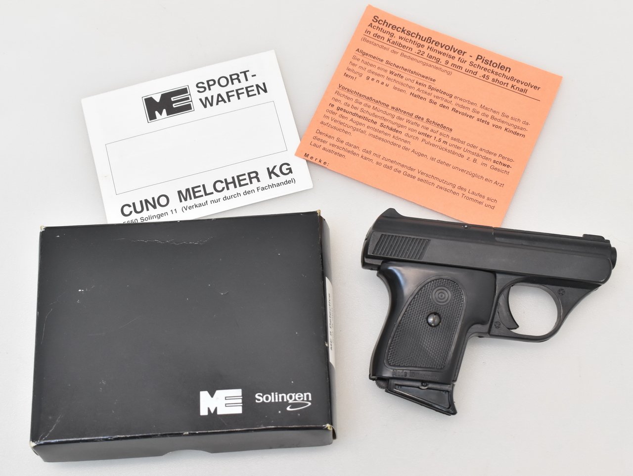 Schreckschuss-Pistole Melcher ME8 Detective Kaliber 8mmK – Bild 2