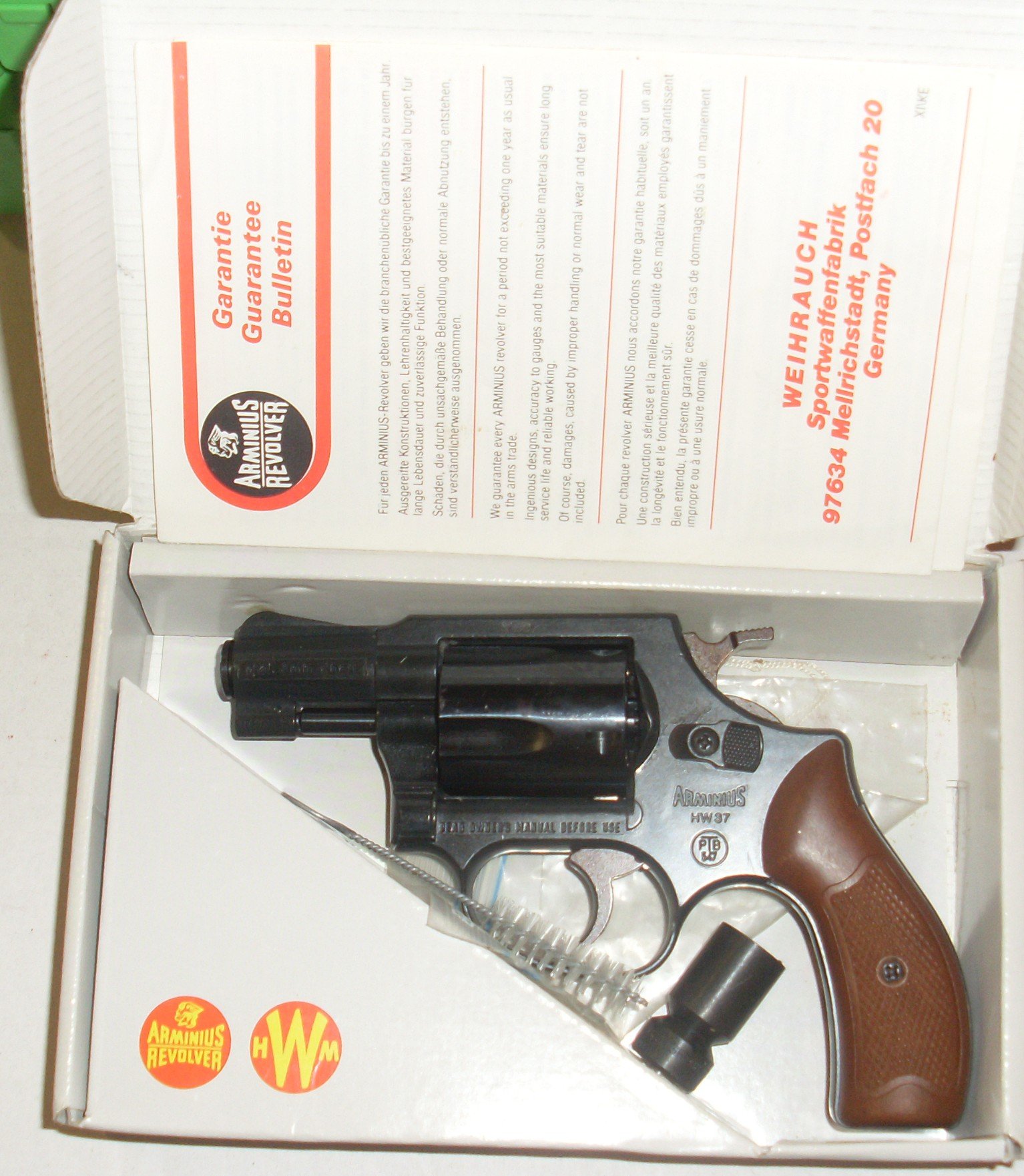 Weihrauch HW37 9mm Platzrevolver Orginalverpackt – Bild 1