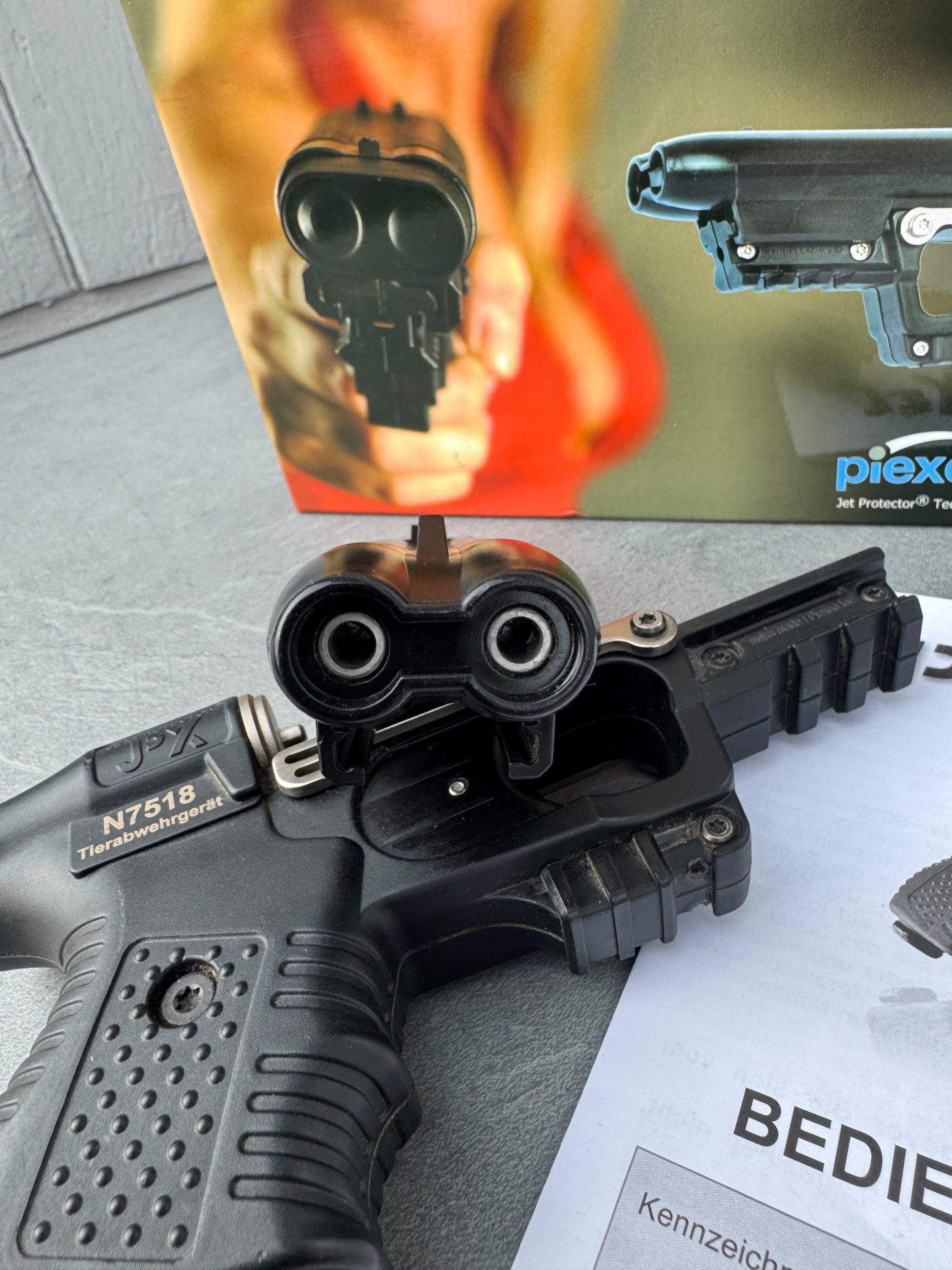 PIEXON JPX Jet Protector – Tierabwehrgerät / Pepper Gun – Schwarz – Originalverpackung – Bild 5