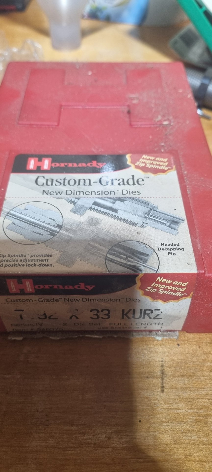 Hornady Custom-Grade New Dimension Matrizensatz 7,92 x 33 Kurz (8mm Kurz) – Series IV – Bild 2