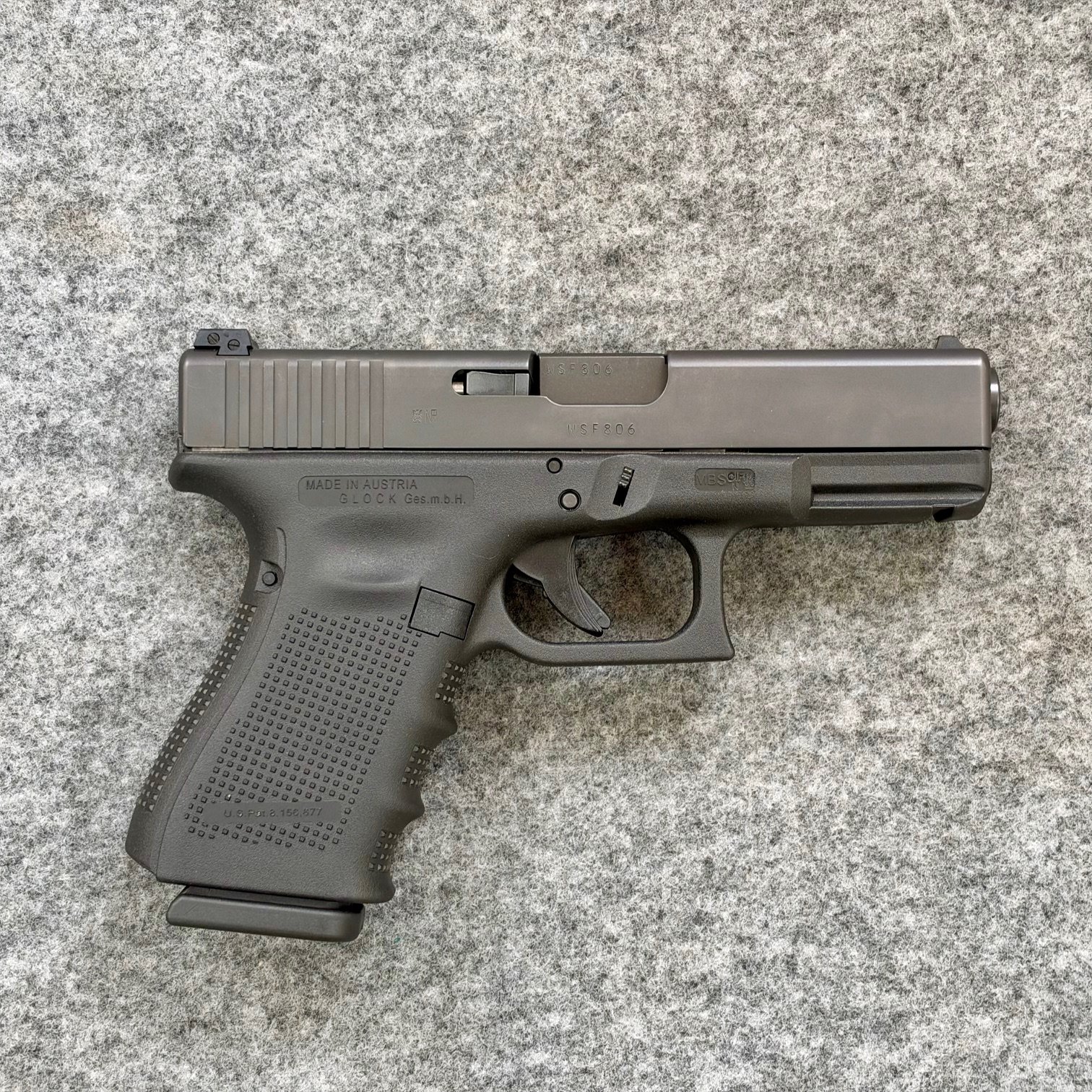 Pistole Glock 19 Gen4 9mmLuger - versandkostenfrei - – Bild 1