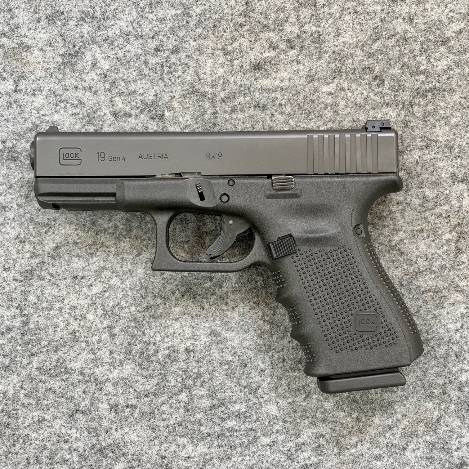 Pistole Glock 19 Gen4 9mmLuger - versandkostenfrei - – Bild 2