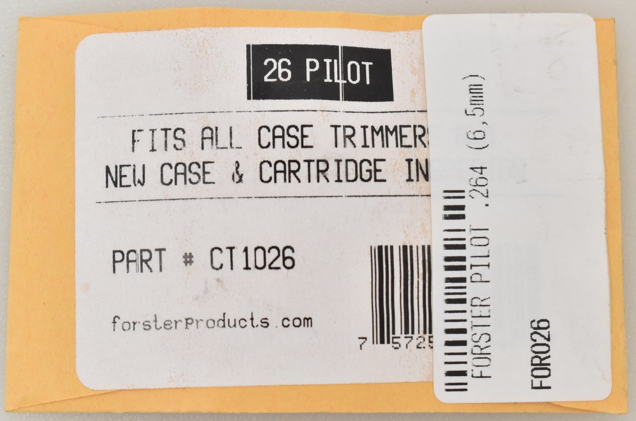 Forster/Bonanza Pilot .264 (6,5mm) Part CT1026 – Bild 1