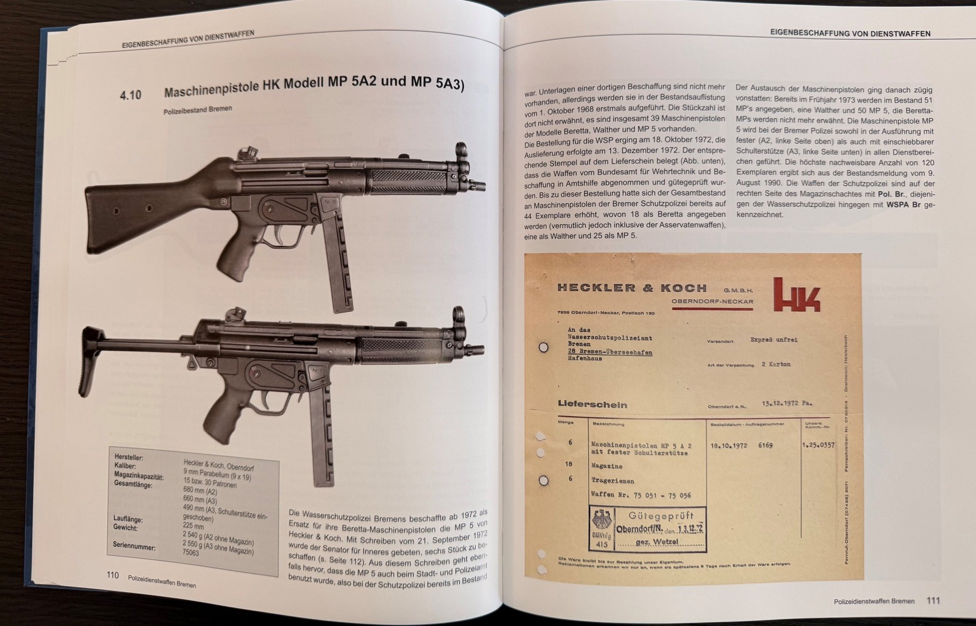 Buch: DIENSTWAFFEN DER DEUTSCHEN POLIZEI UND GENDAMERIE – Bild 2