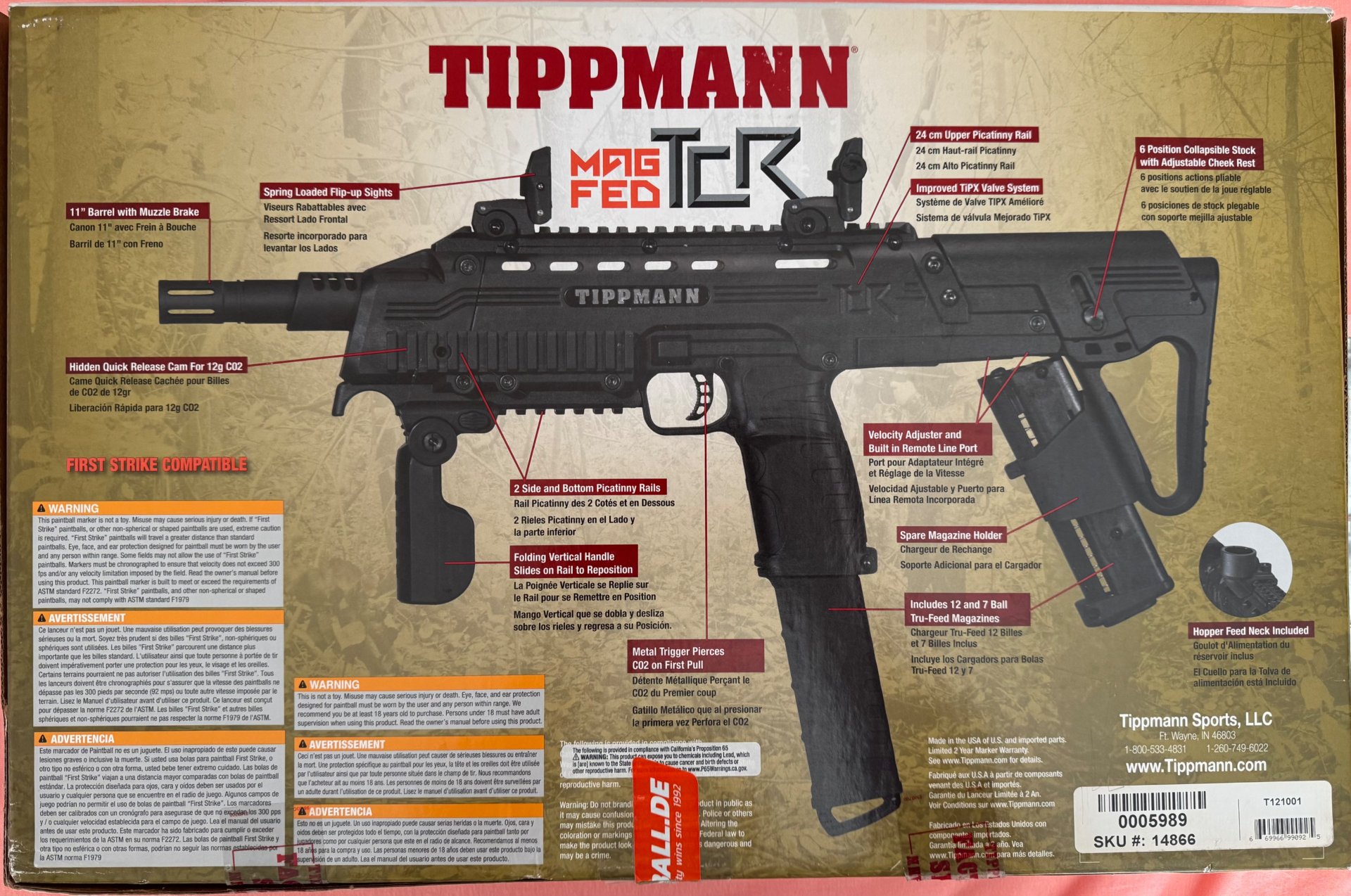 Tippmann TCR Paintball MagFed Tactical Markierer – Bild 3