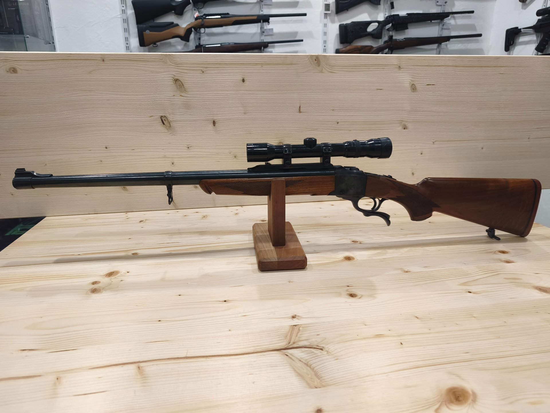 Ruger No 1 in .458 WinMag | Fallblockbüchse| Kahles ZF | Rarität, guter Zustand | Munition – Bild 2