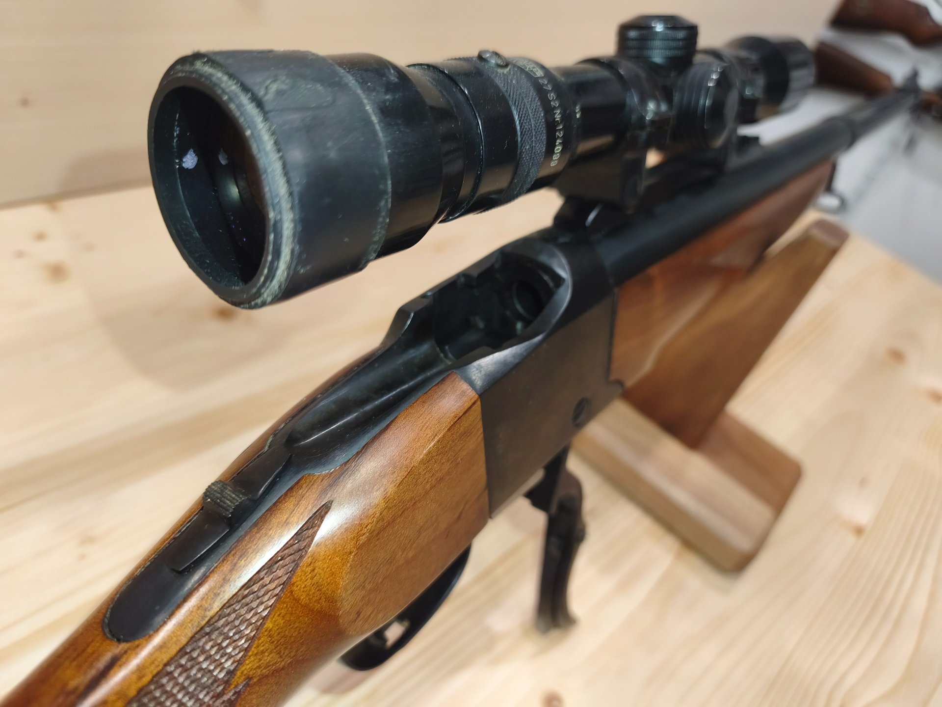 Ruger No 1 in .458 WinMag | Fallblockbüchse| Kahles ZF | Rarität, guter Zustand | Munition – Bild 4