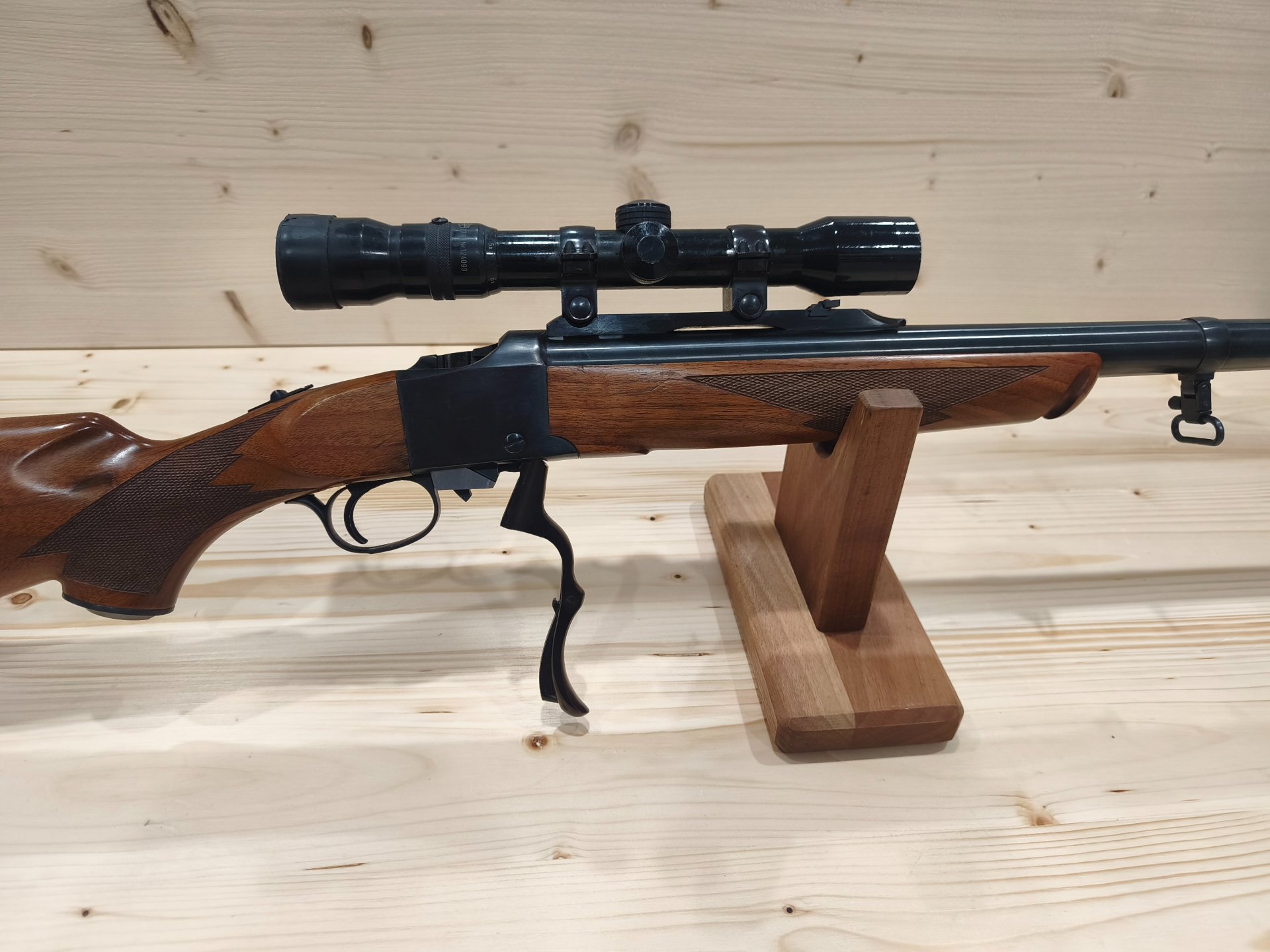 Ruger No 1 in .458 WinMag | Fallblockbüchse| Kahles ZF | Rarität, guter Zustand | Munition – Bild 3