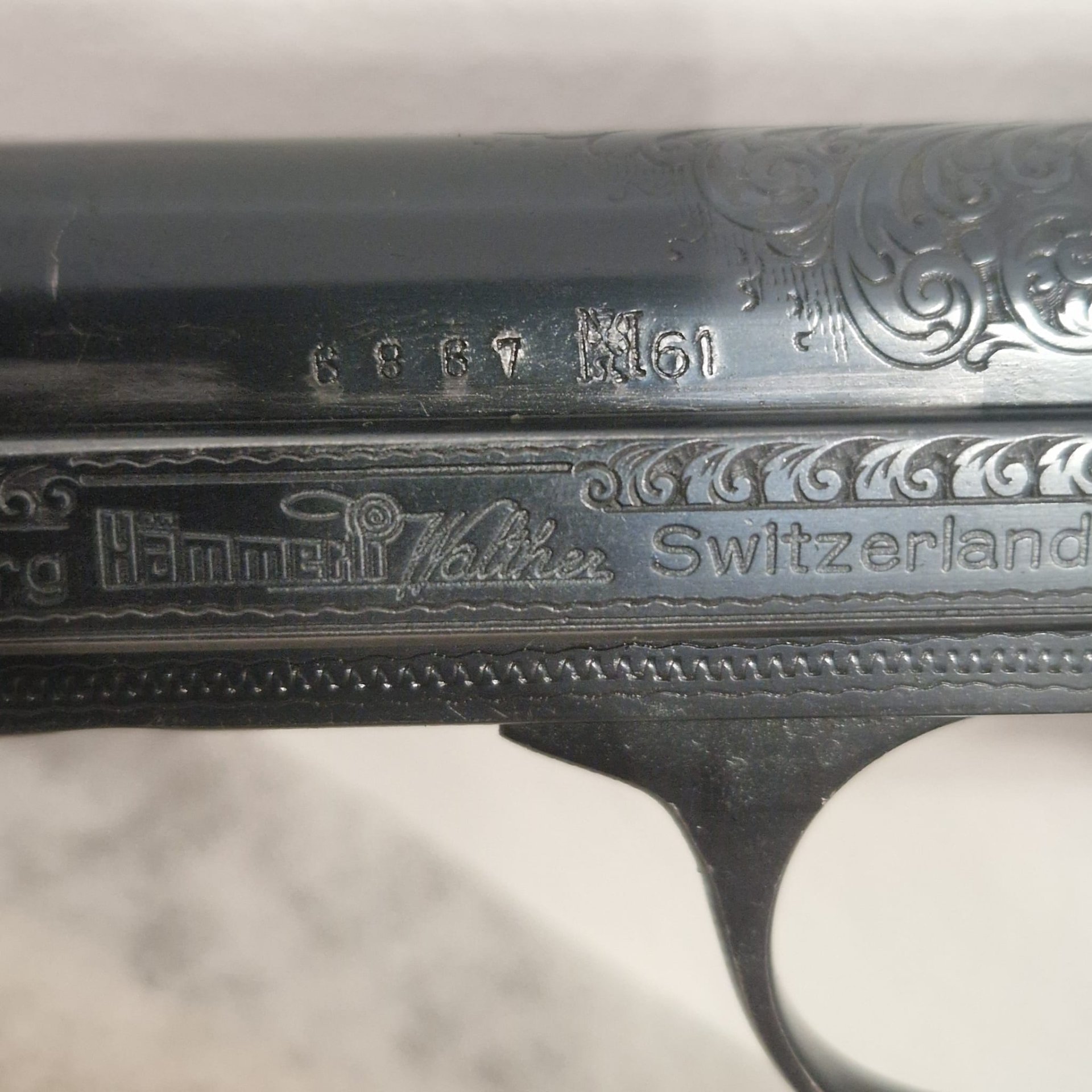 Hämmerli-Walther Olympia .22 LR– seltene gravierte Ausführung – Bild 2