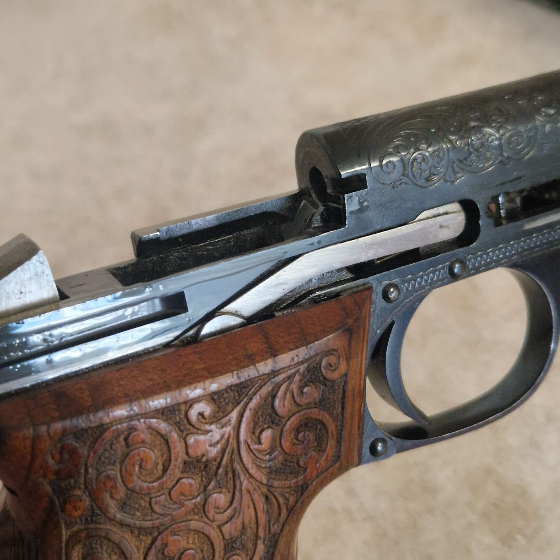 Hämmerli-Walther Olympia .22 LR– seltene gravierte Ausführung – Bild 4