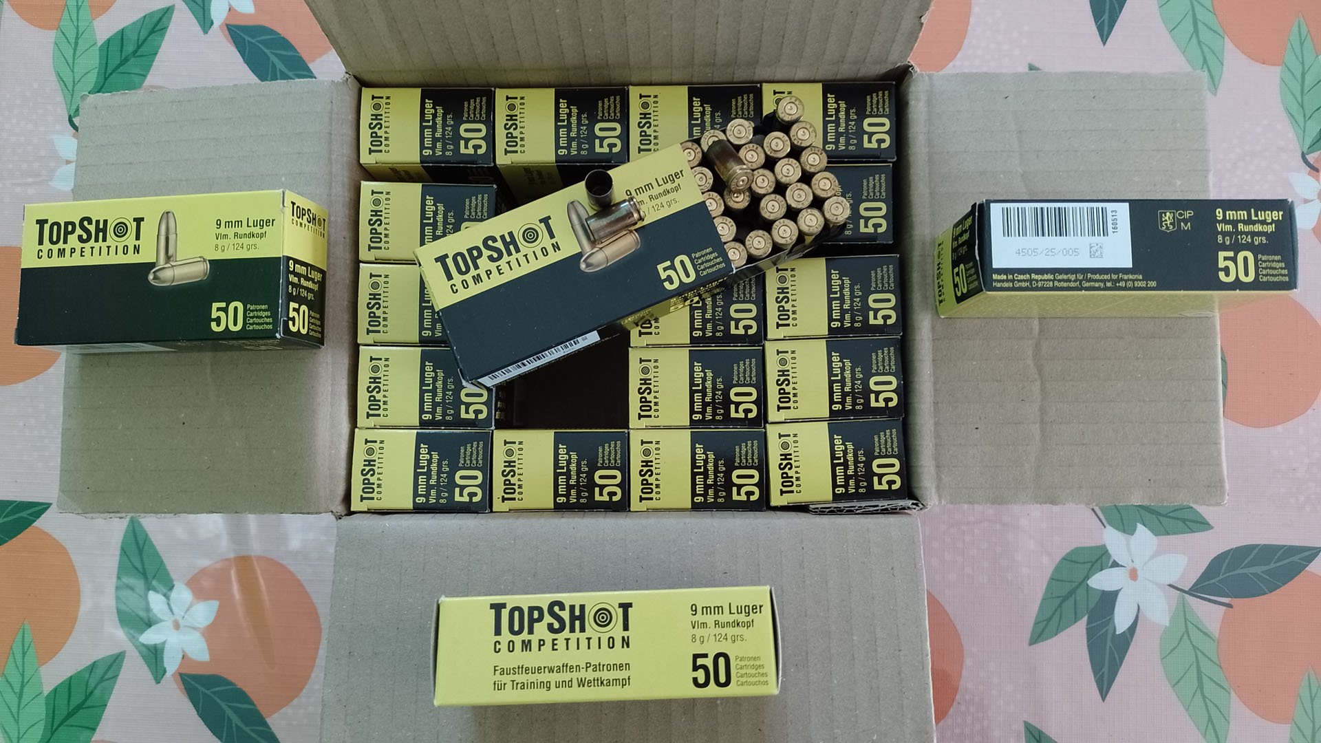 1000 Hülsen 9mm Luger von TOP SHOT – Bild 1