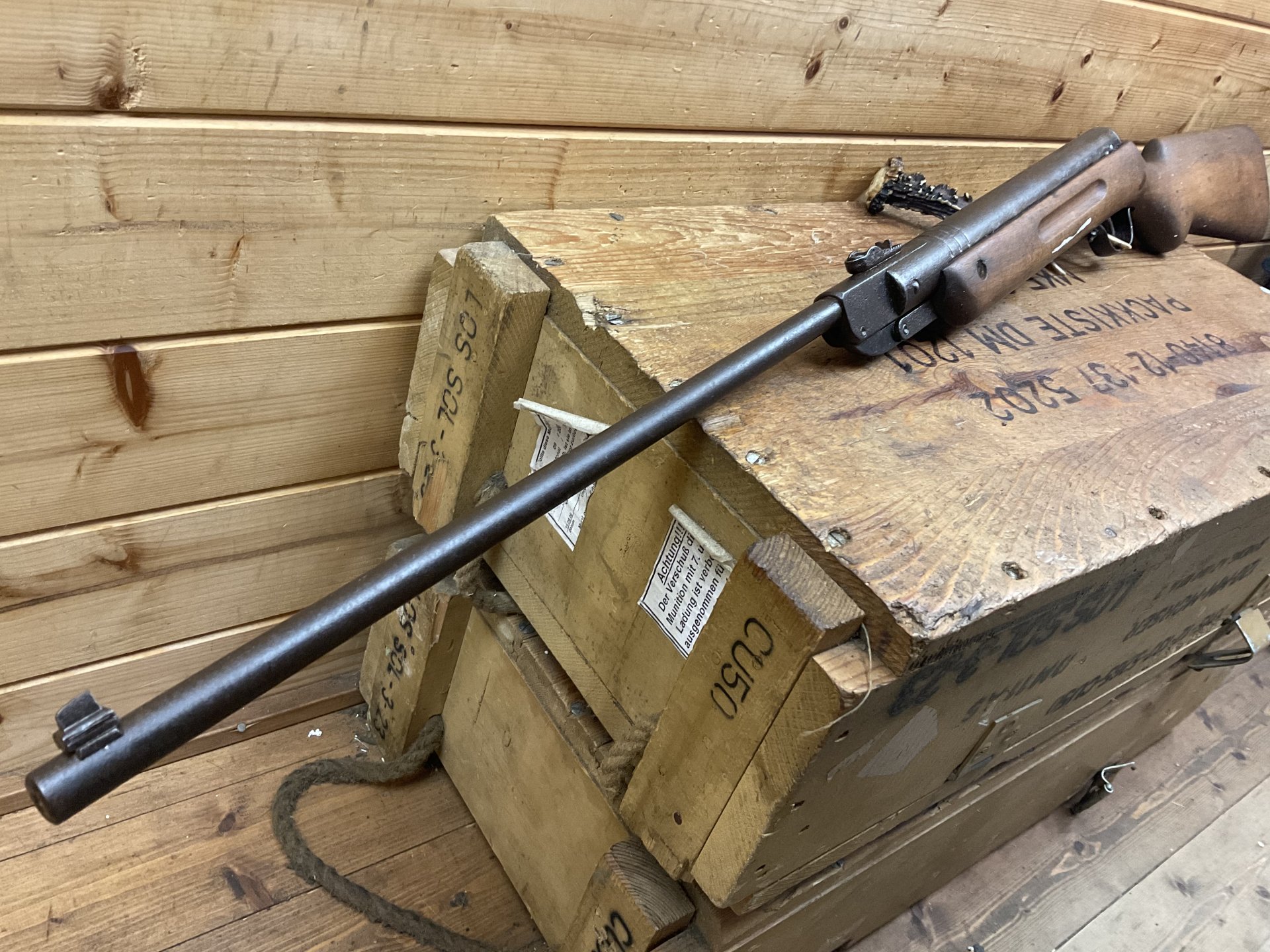 DDR Haenel Suhl Modell III-284, Kal.4,5mm, gestempelt! NVA, GST!!! – Bild 3
