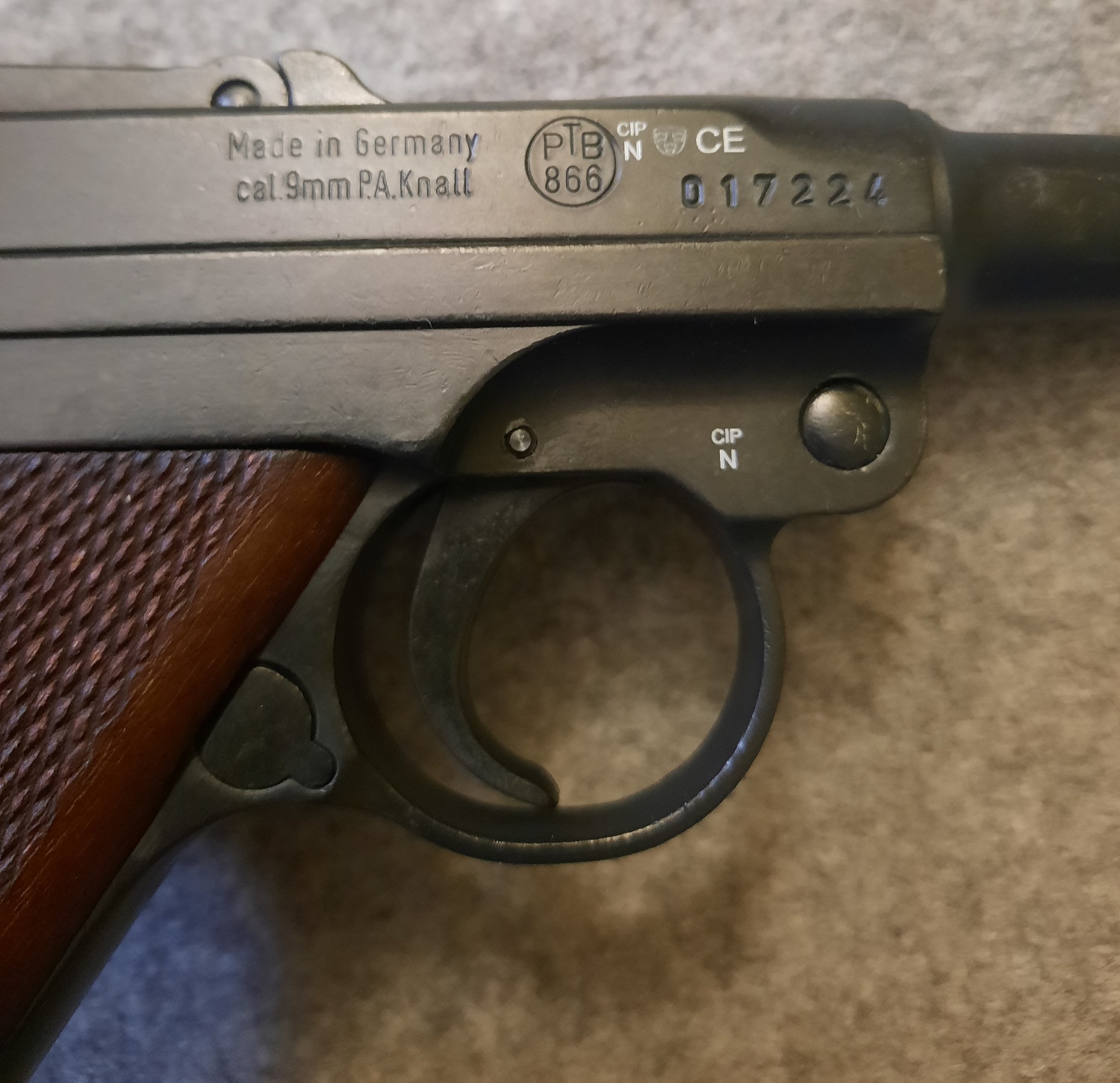 Gas- und Signalpistole Cuno Melcher ME P08 – Bild 3