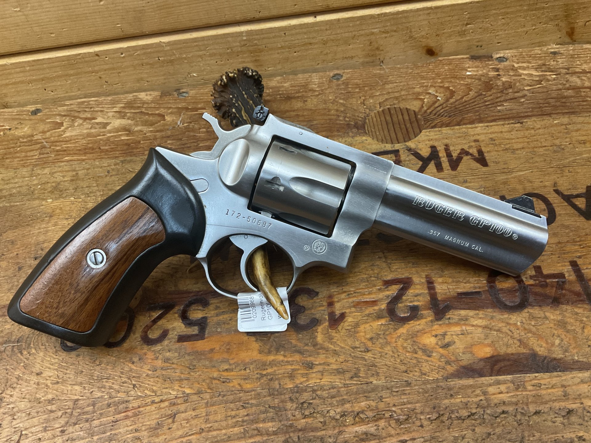 Revolver RUGER GP100, Kal..357Mag., 5Zoll, mit Schulterholster!Leder! – Bild 6