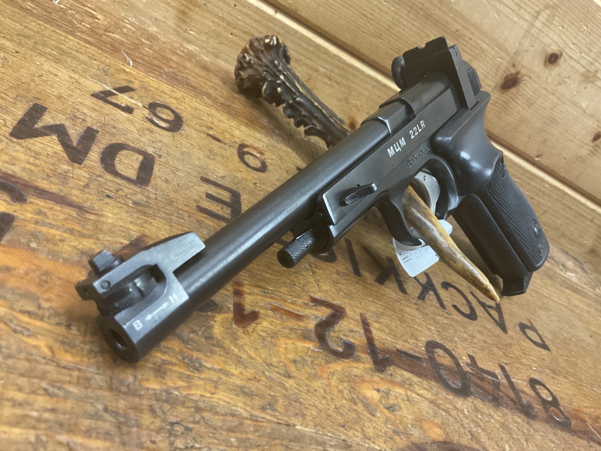 SLP Baikal MUM Sportpistole, Kal..22lr. top Zustand! – Bild 1