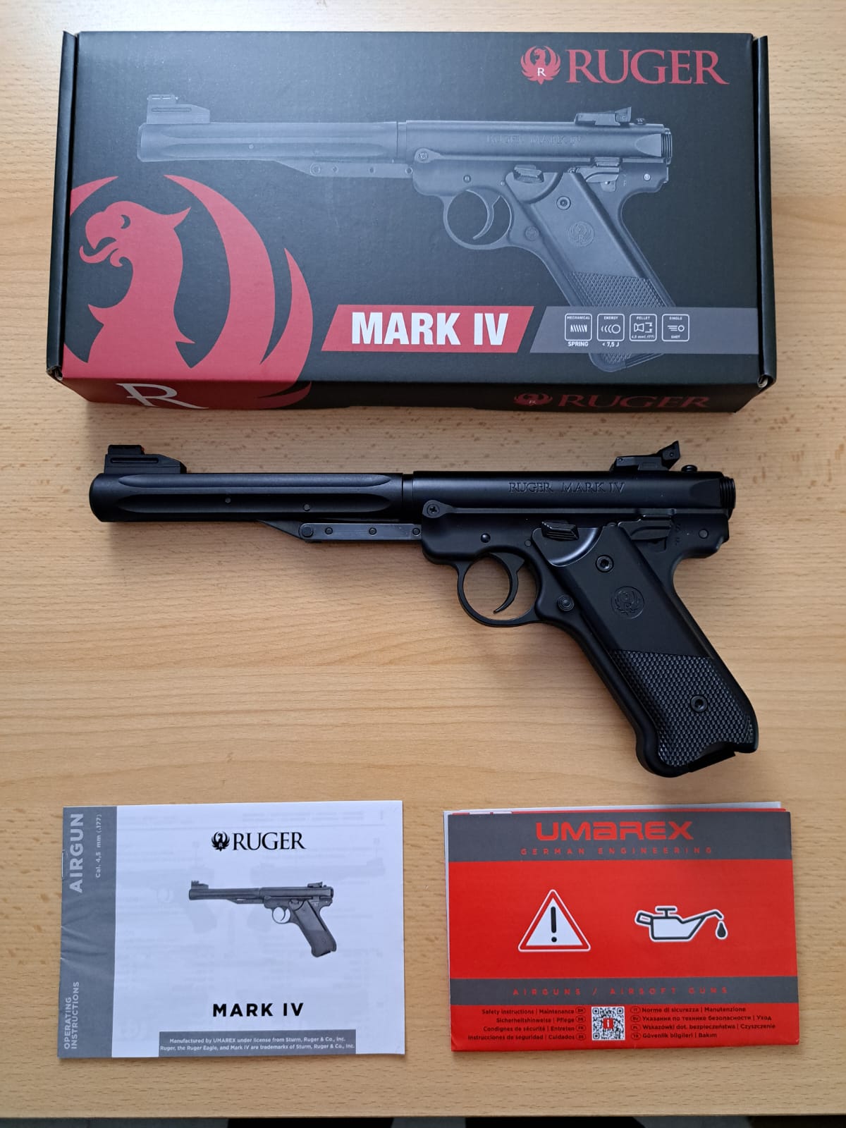 Ruger Mark IV - Luftpistole von Umarex - 4,5 mm – Bild 1