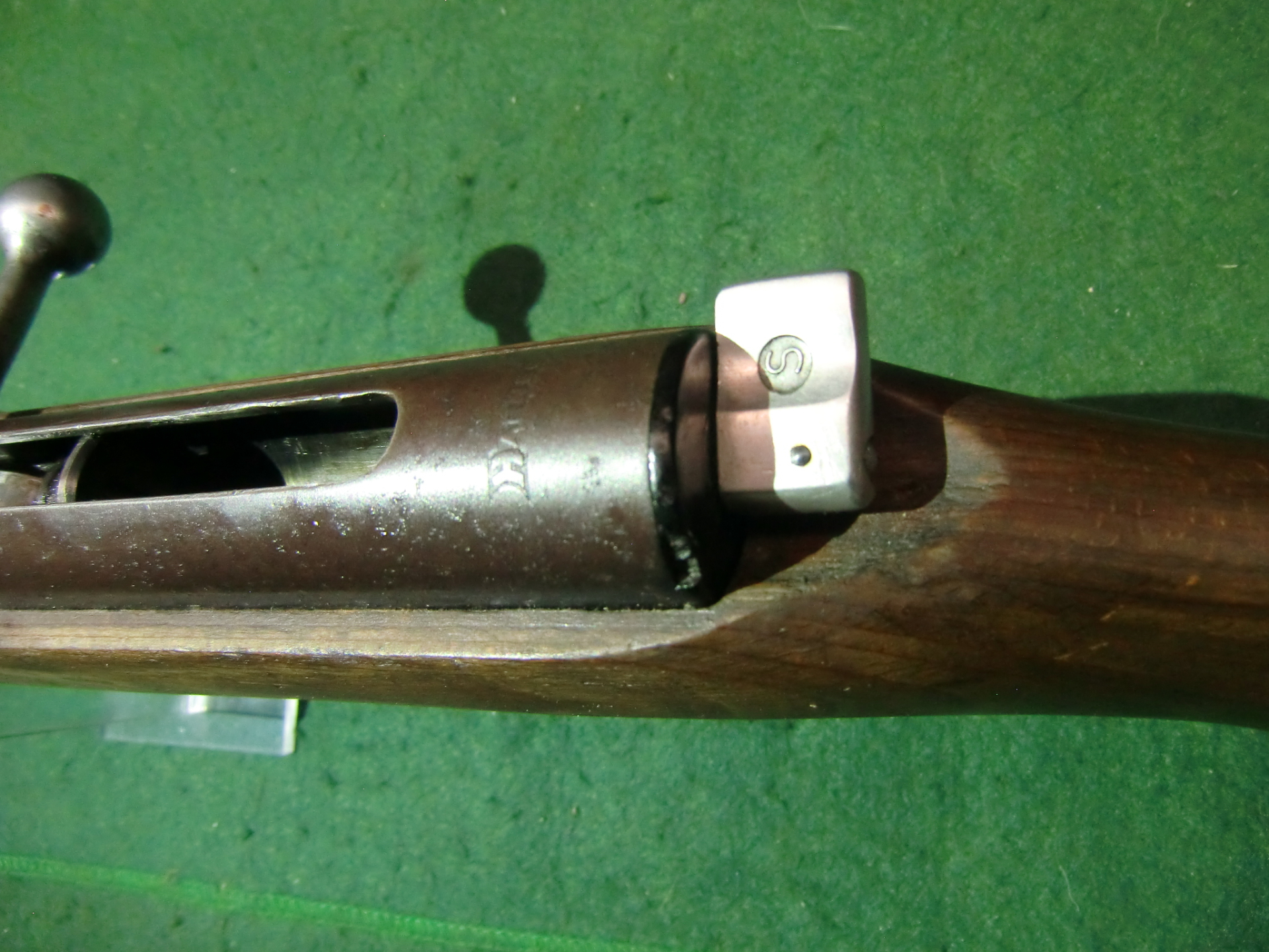 Haenel Sportmodell 49 **ohne a** 9-1953 Schichtholzschaft rötlich Funktionsgeprüft – Bild 5