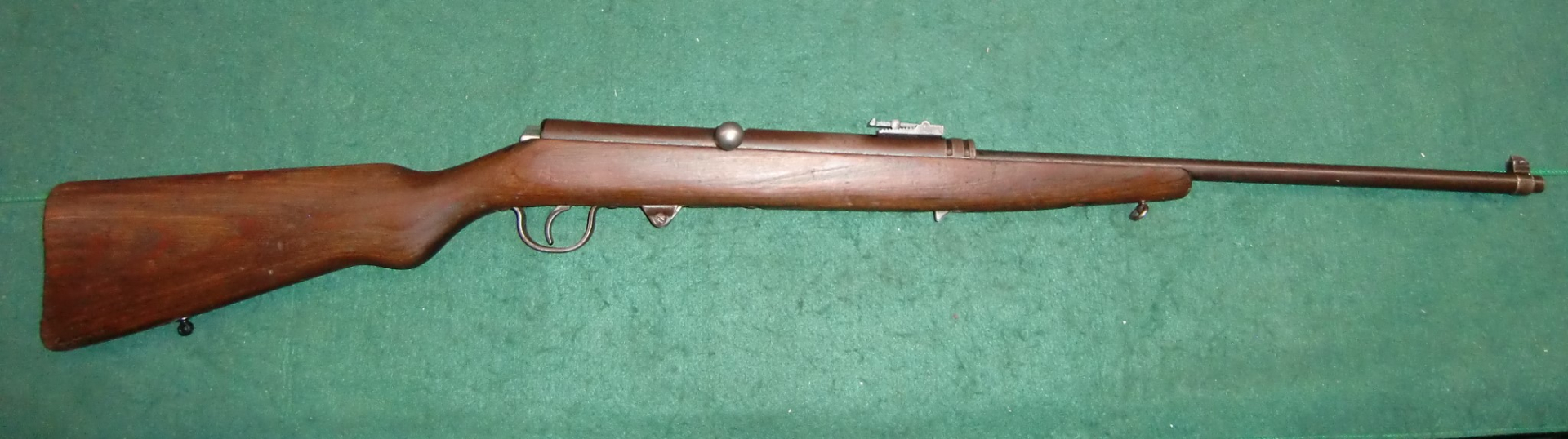 Haenel Sportmodell 49 **ohne a** 9-1953 Schichtholzschaft rötlich Funktionsgeprüft – Bild 3