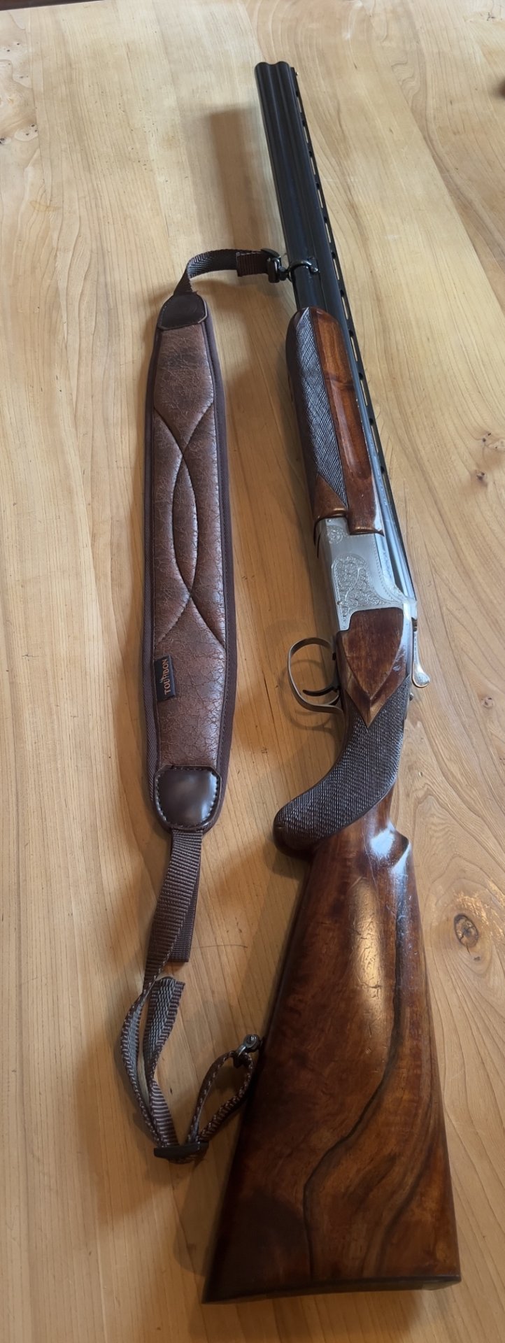 Winchester Super Grade Bockdoppelflinte 12/70, LL 71 cm, sehr guter Zustand – Bild 2