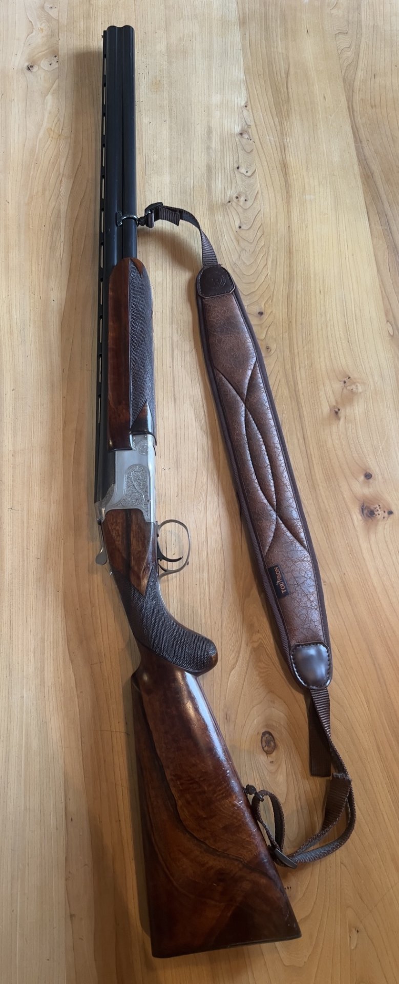 Winchester Super Grade Bockdoppelflinte 12/70, LL 71 cm, sehr guter Zustand – Bild 3