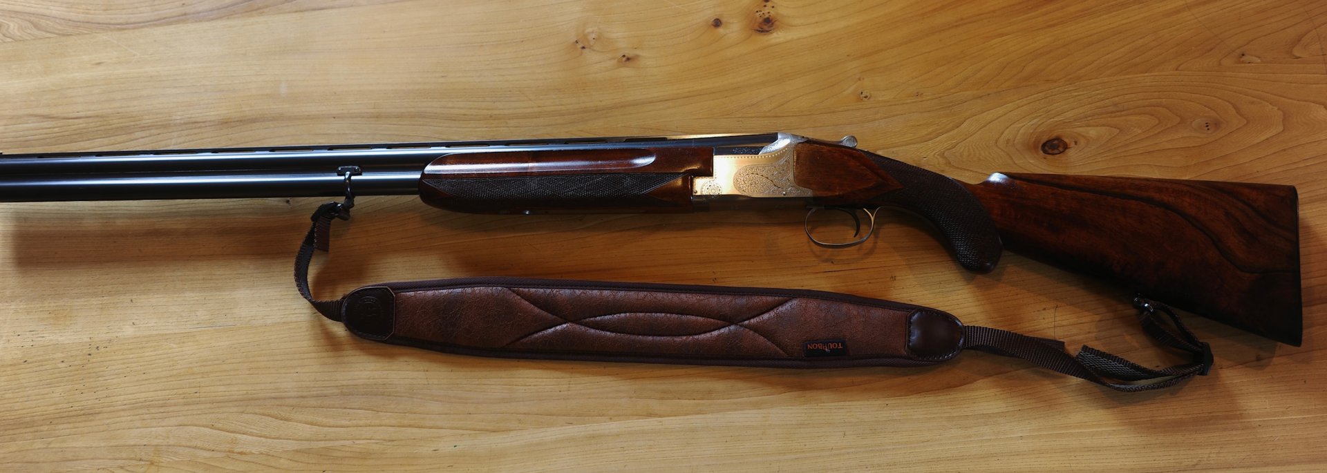 Winchester Super Grade Bockdoppelflinte 12/70, LL 71 cm, sehr guter Zustand – Bild 1