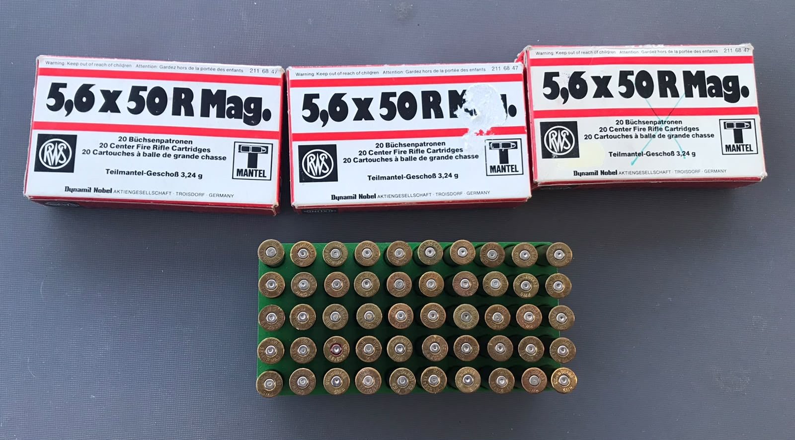 Hülsen 5,6x50 R Magnum – Bild 1