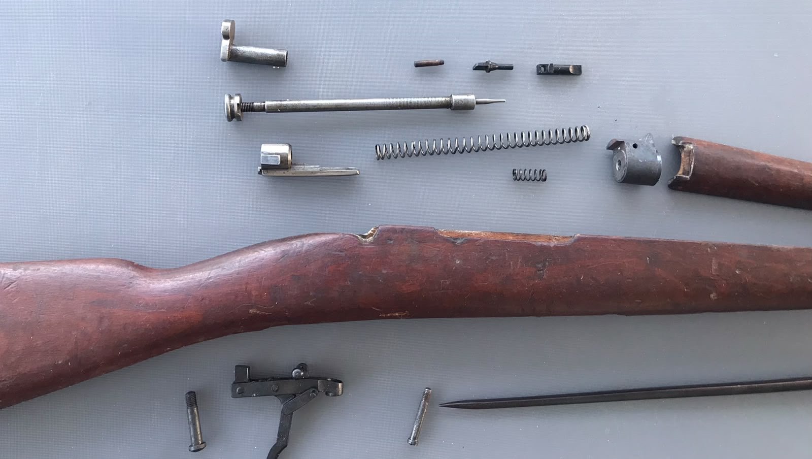 Carcano Moscetto Schaft und freie Teile – Bild 3