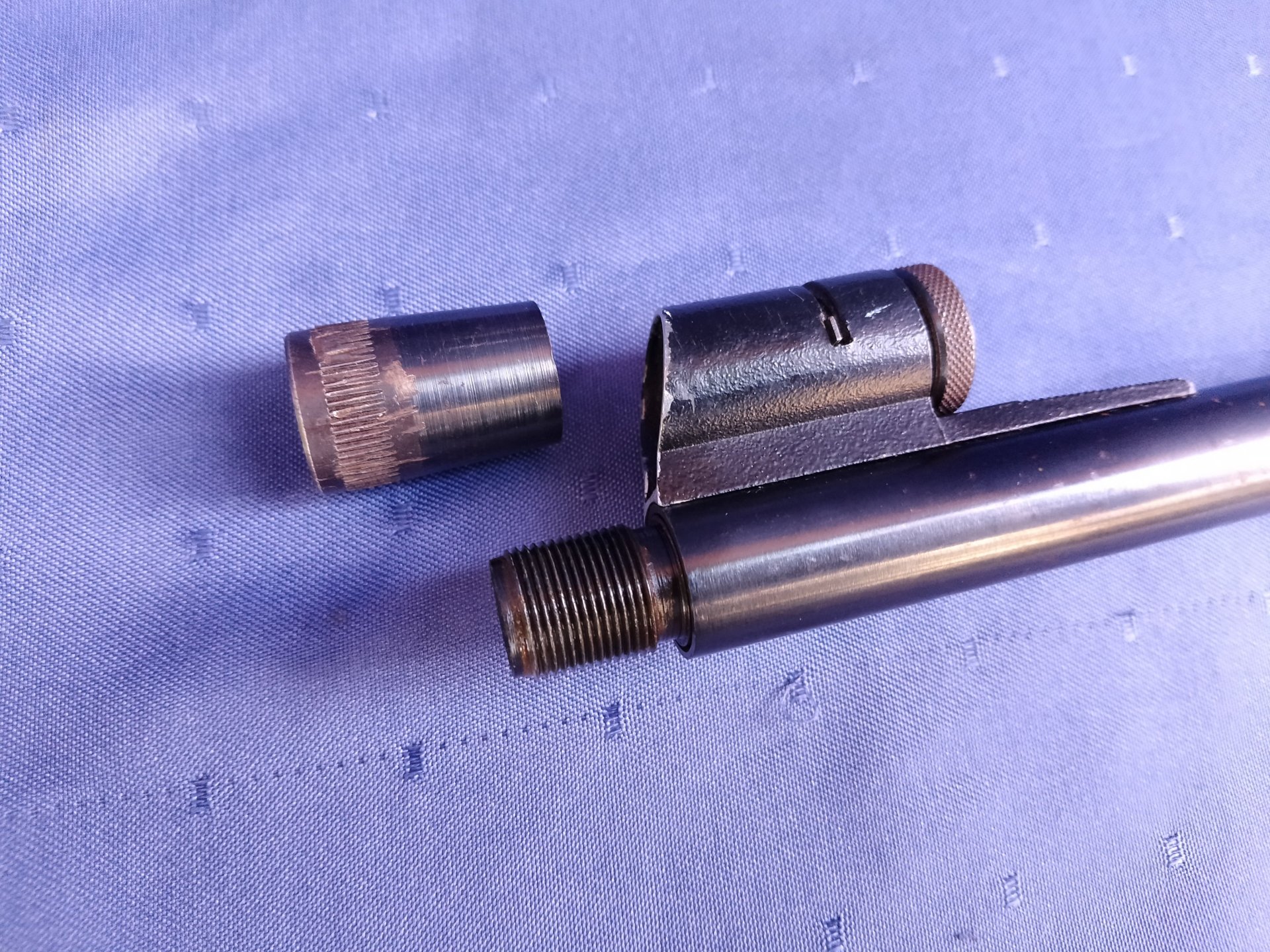 UMA Modell 62 im cal.4,5 mm **Made in Great Britain** Mit Laufgewinde und Laufmantel – Bild 6