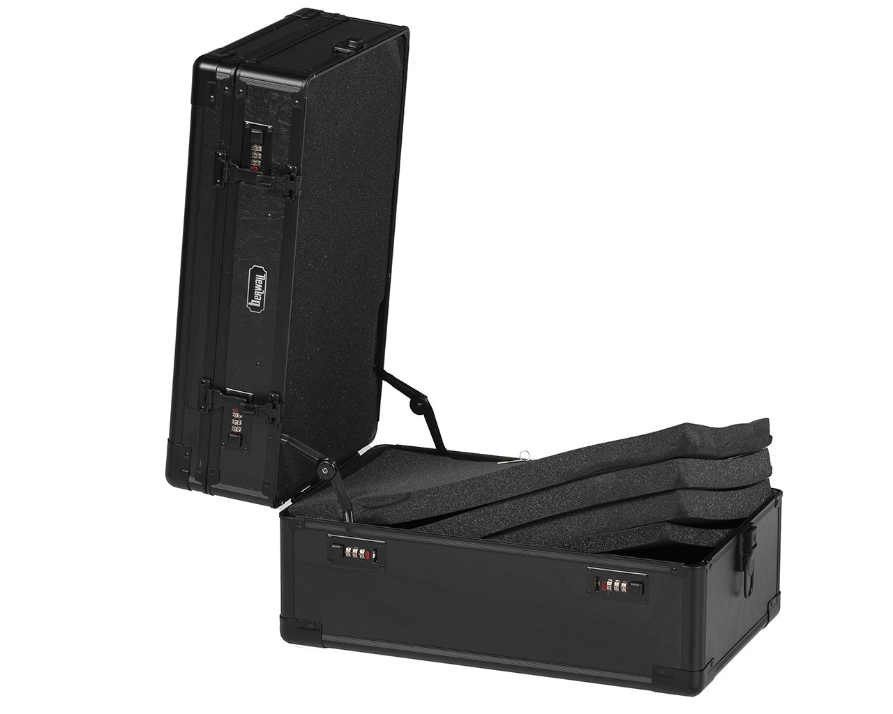 berwall BE 047 Twin Waffenkoffer Doppel Pistolenkoffer Kurzwaffenkoffer Alukoffer case gun – Bild 1