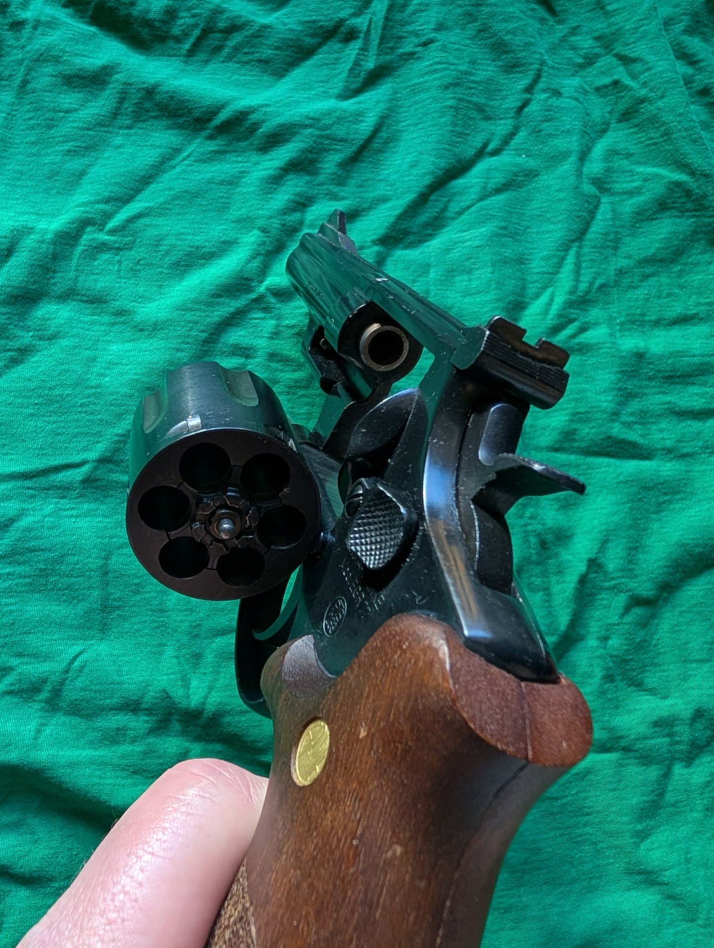 Sammlerstück Gasrevolver ERMA EGR 77 Kal.9mm Schreckschuss PTB 233 – Bild 4