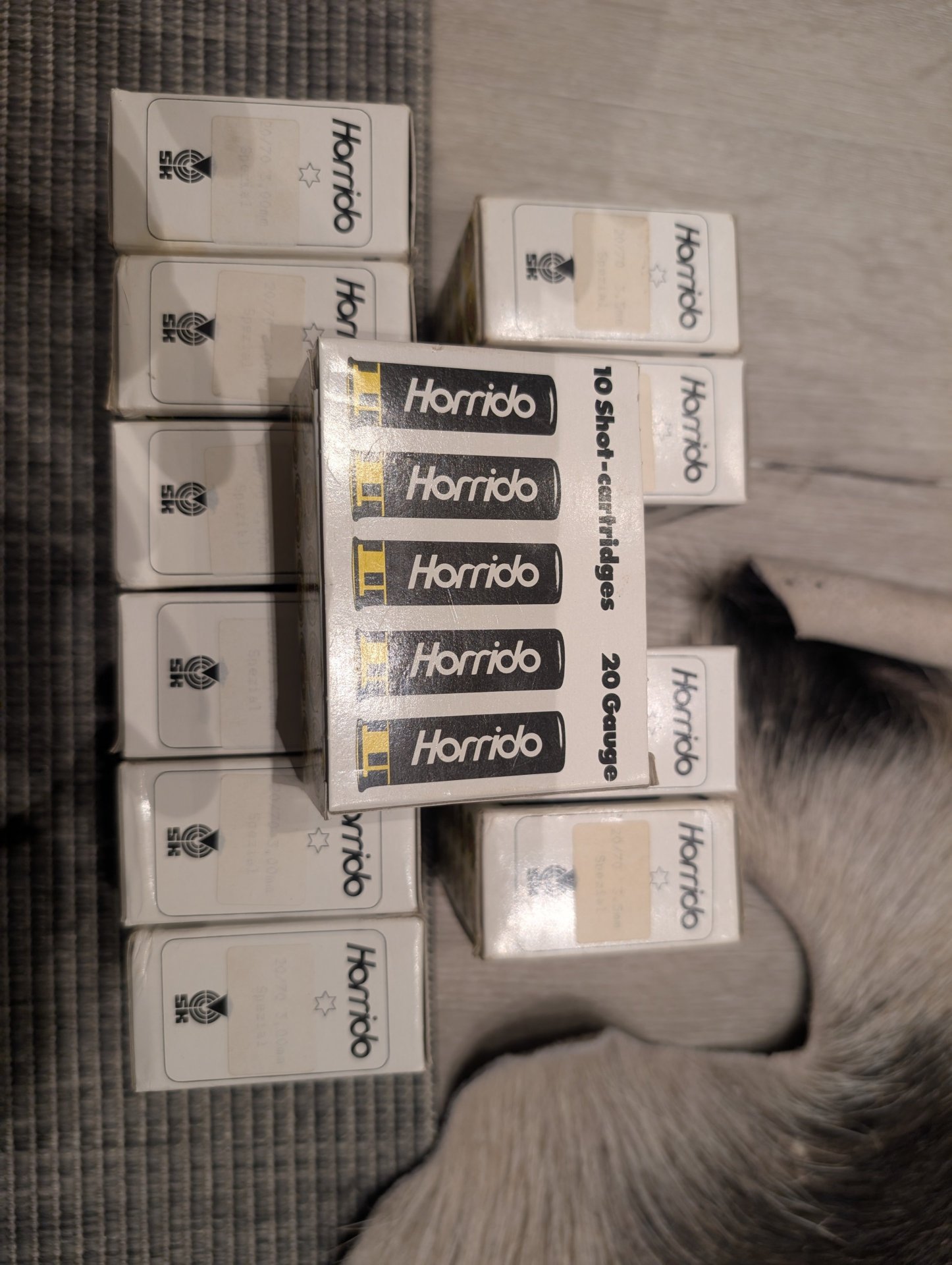 110 Schrotpatronen Horrido 20/70 3,0 und 3,5 – Bild 1