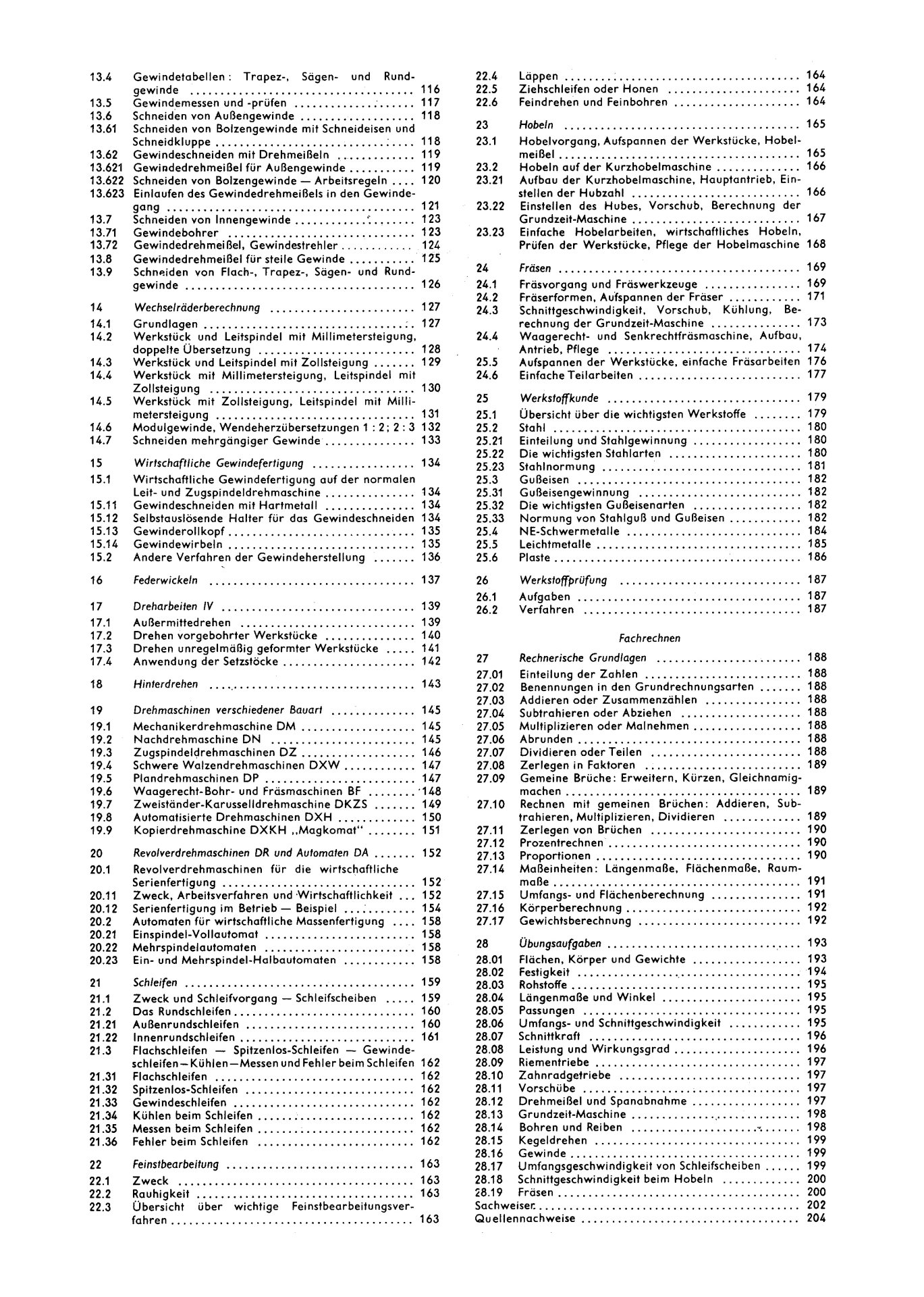 Dreher-Fachkunde Fachbuch Drehen lernen Drehmaschine Fräsen Drehbank Anleitung – Bild 3