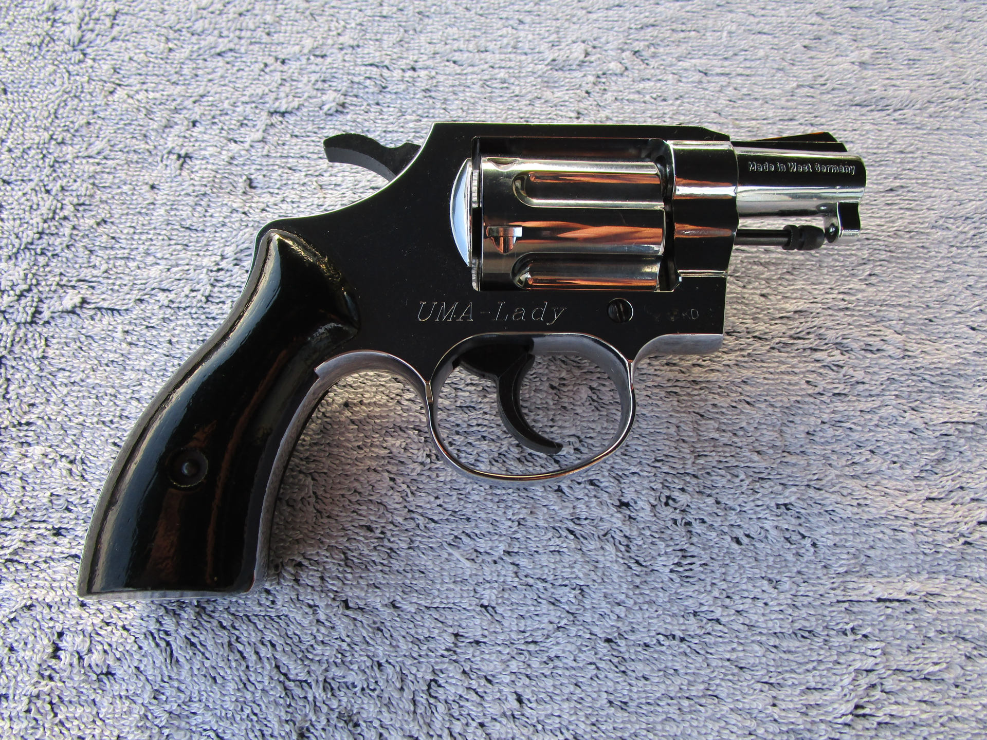 Revolver Uma Lady Chrom 9mm 380 Knall + Gas – Bild 2