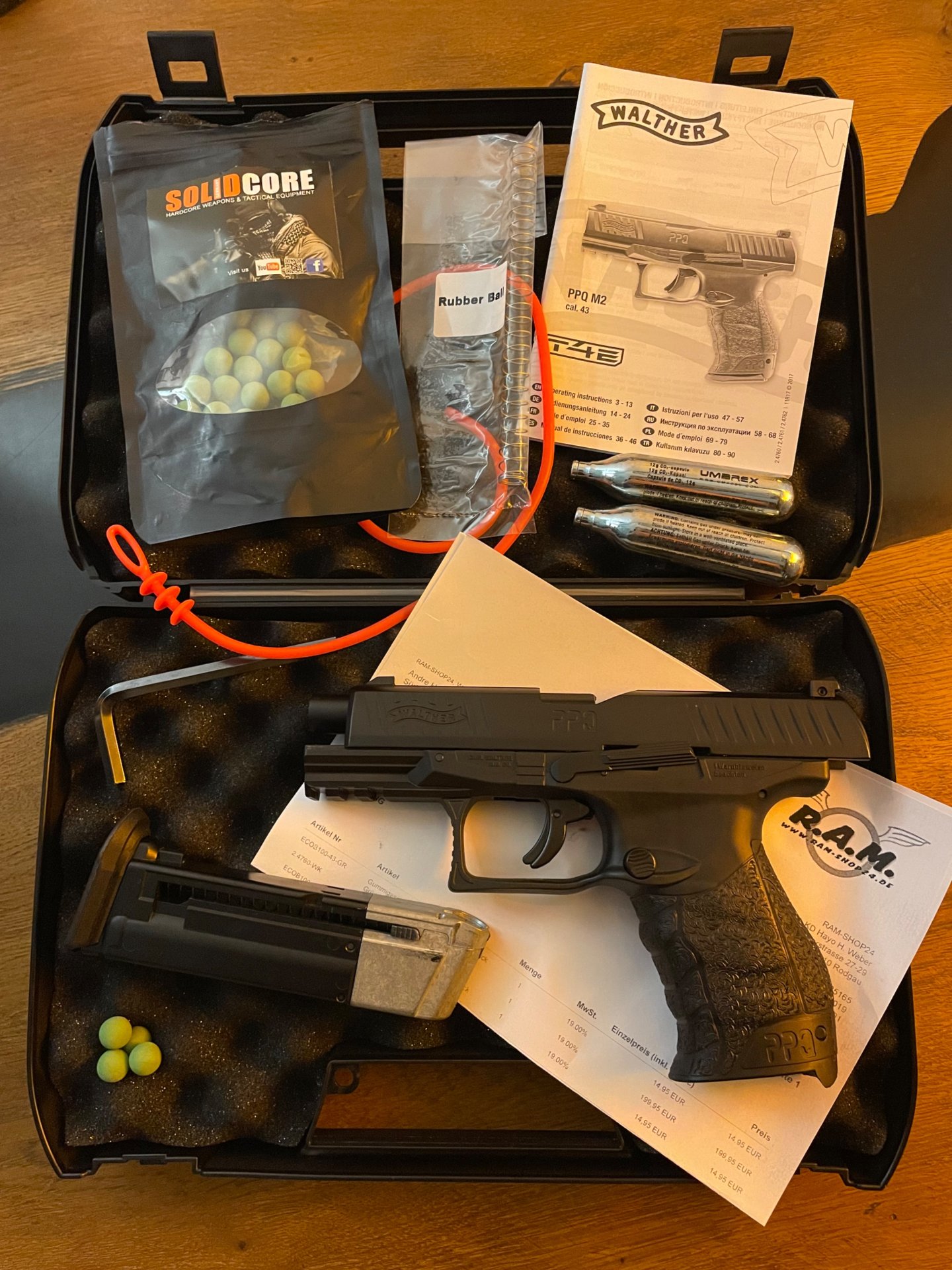 Walther PPQ M2 .43 T4E – Neuwertig | Unter 100 Schuss | Inkl. Koffer & Zubehör – Bild 1