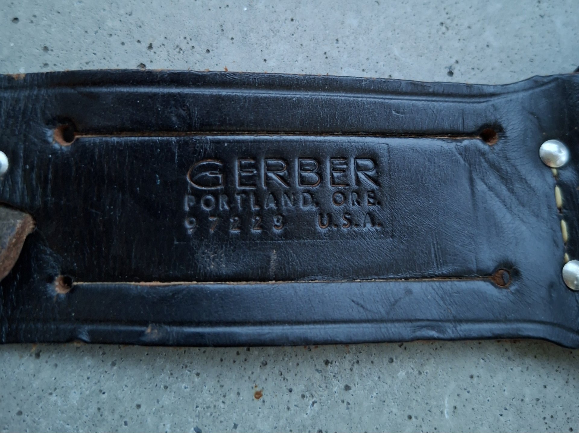 Gerber Mark II Kampfmesser, 050959, Herstellungsjahr 1976, Grabendolch, Kampfmesser, Bajonett – Bild 7