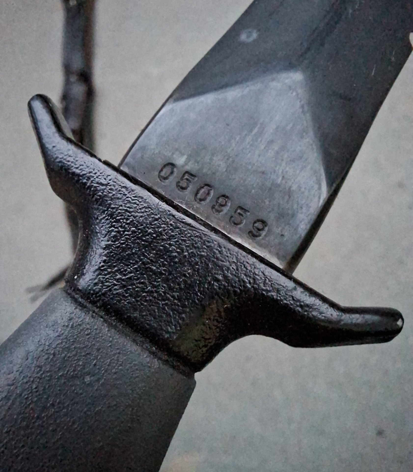 Gerber Mark II Kampfmesser, 050959, Herstellungsjahr 1976, Grabendolch, Kampfmesser, Bajonett – Bild 6
