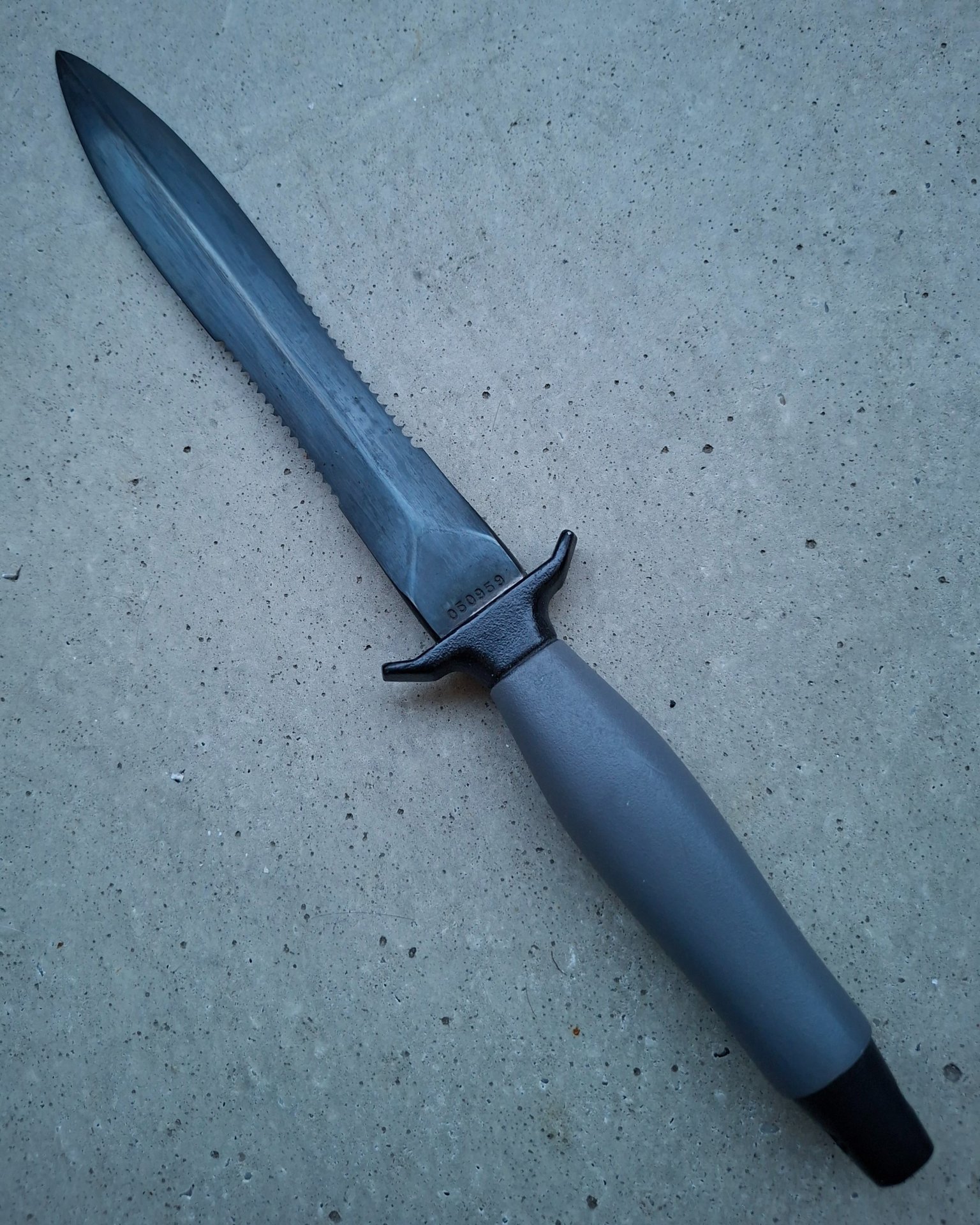 Gerber Mark II Kampfmesser, 050959, Herstellungsjahr 1976, Grabendolch, Kampfmesser, Bajonett – Bild 3