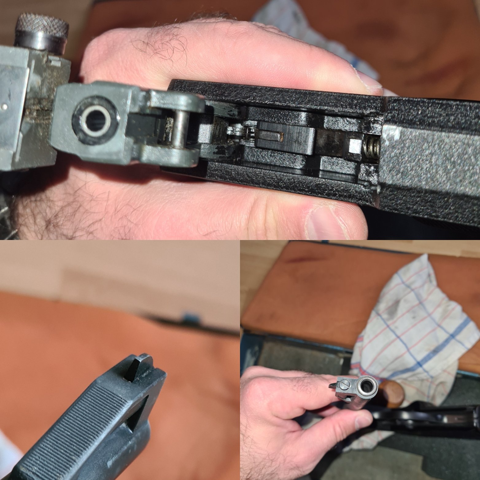 Walther Luftpistole Modell 53 4,5 mm/.177 Knicklauf James Bond 007, guter Zustand mit F im Fünfeck – Bild 5