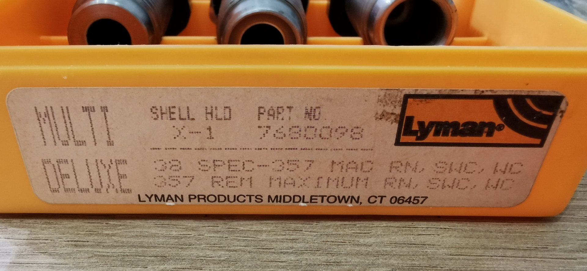 Matritzensatz Lyman Multi Deluxe 38 Sp. / 357 / 357 Rem Max – Bild 2