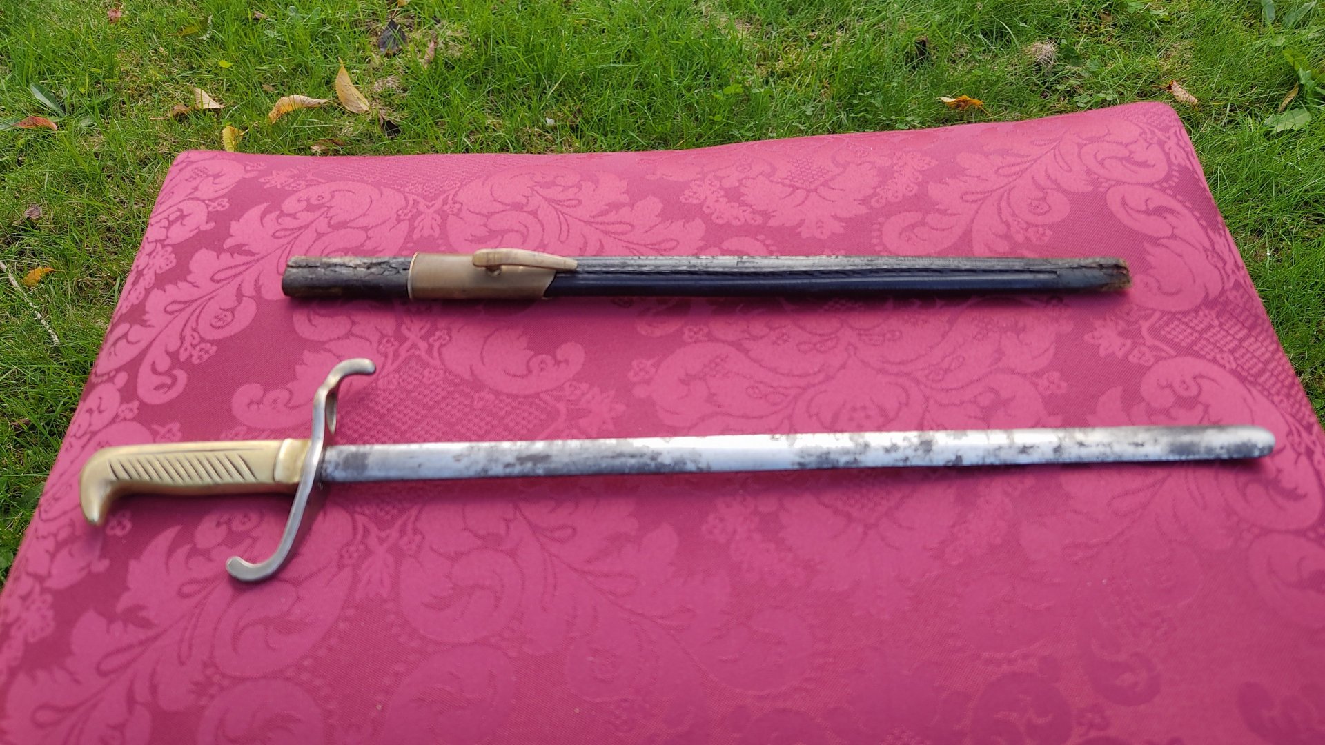 Historisches Preußen Seitengewehr M1871 mit Scheide – Bild 2