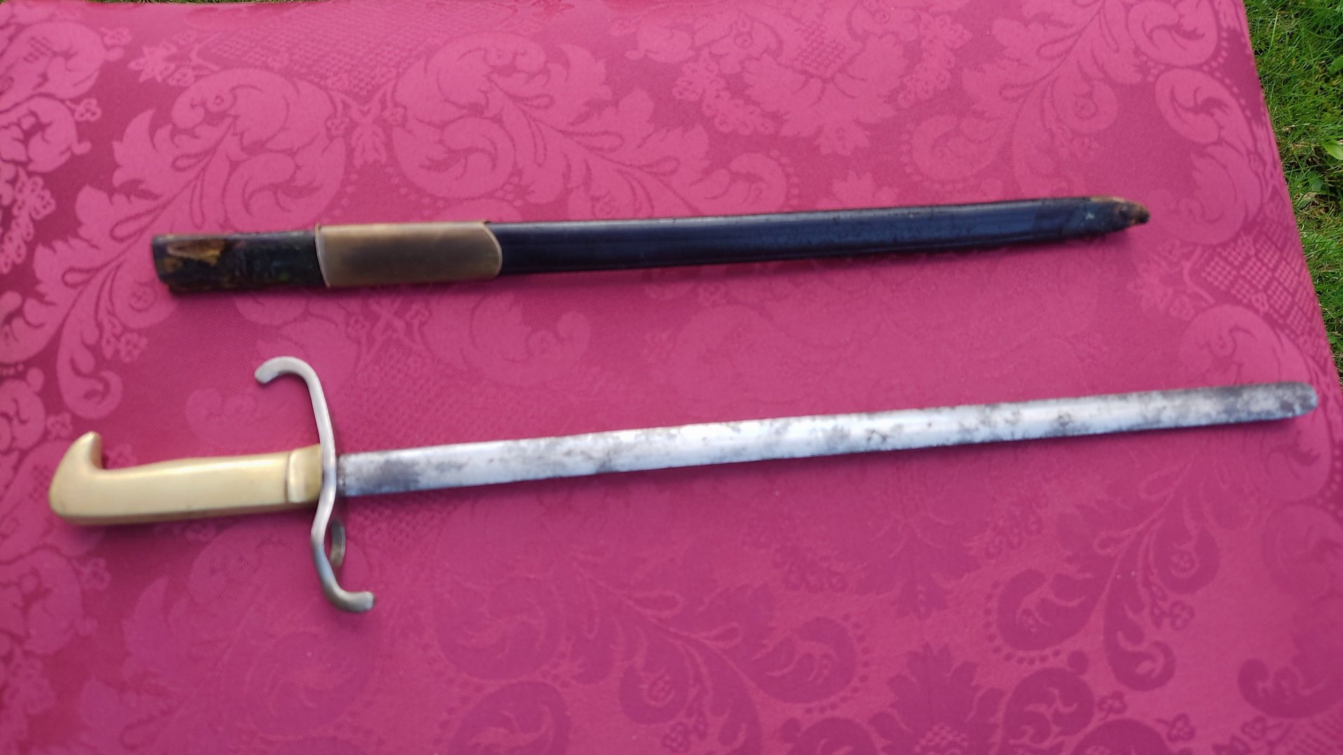 Historisches Preußen Seitengewehr M1871 mit Scheide – Bild 4