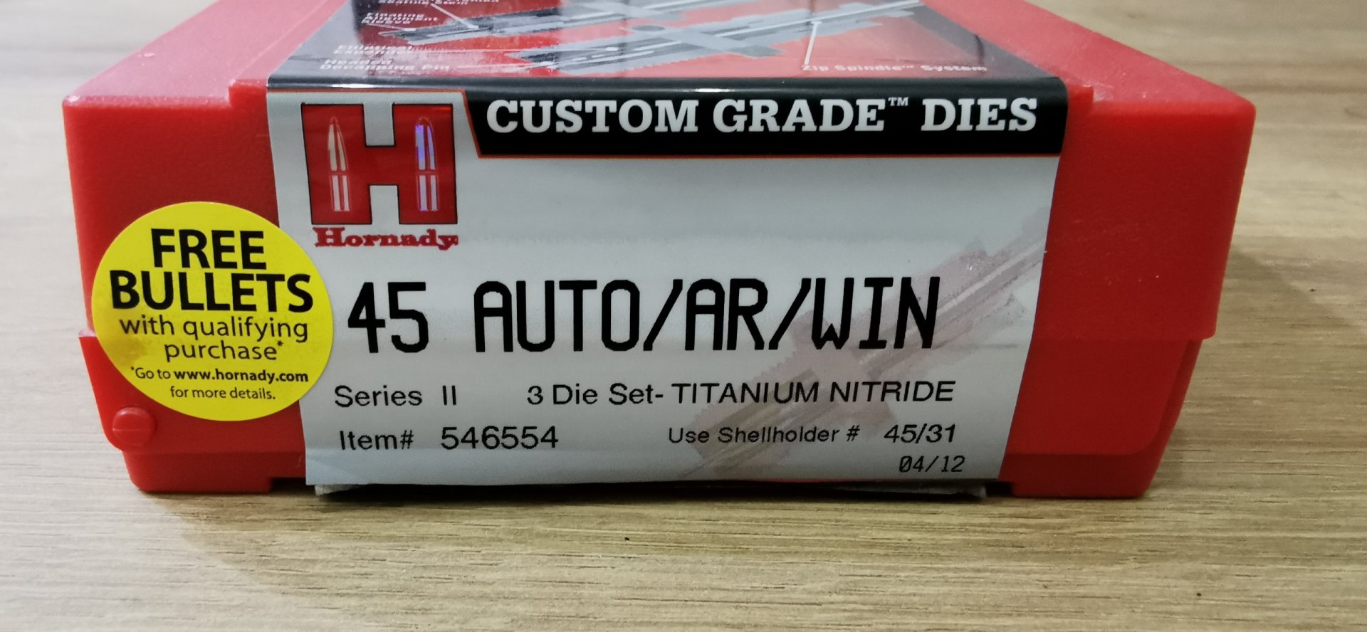 Matritzensatz Hornady Cust. Grade .45 Auto / .45 Auto Rim / .45 Win Mag – Bild 2