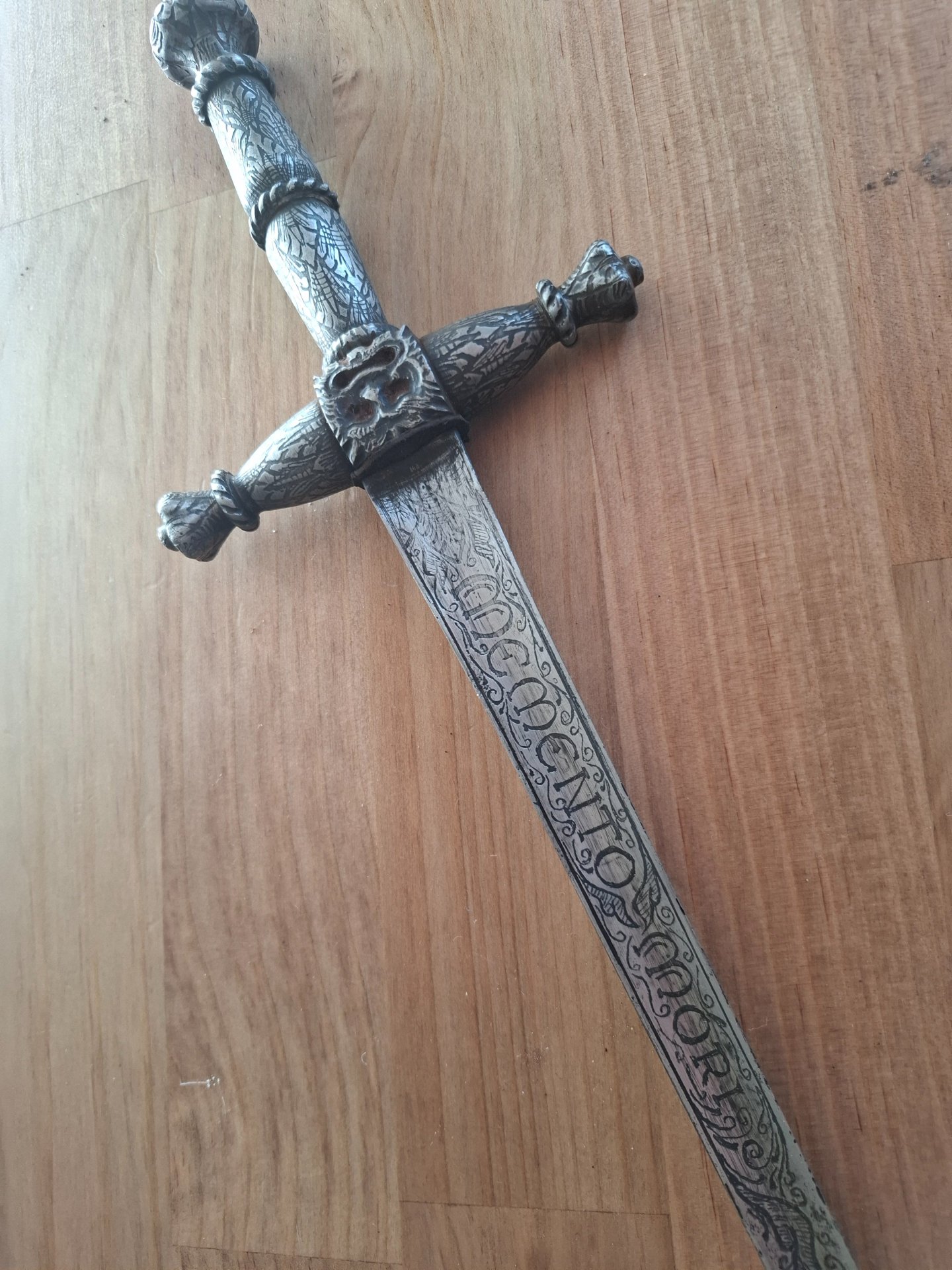 mittelalterlicher Dolch-momento mori-56cm! – Bild 5