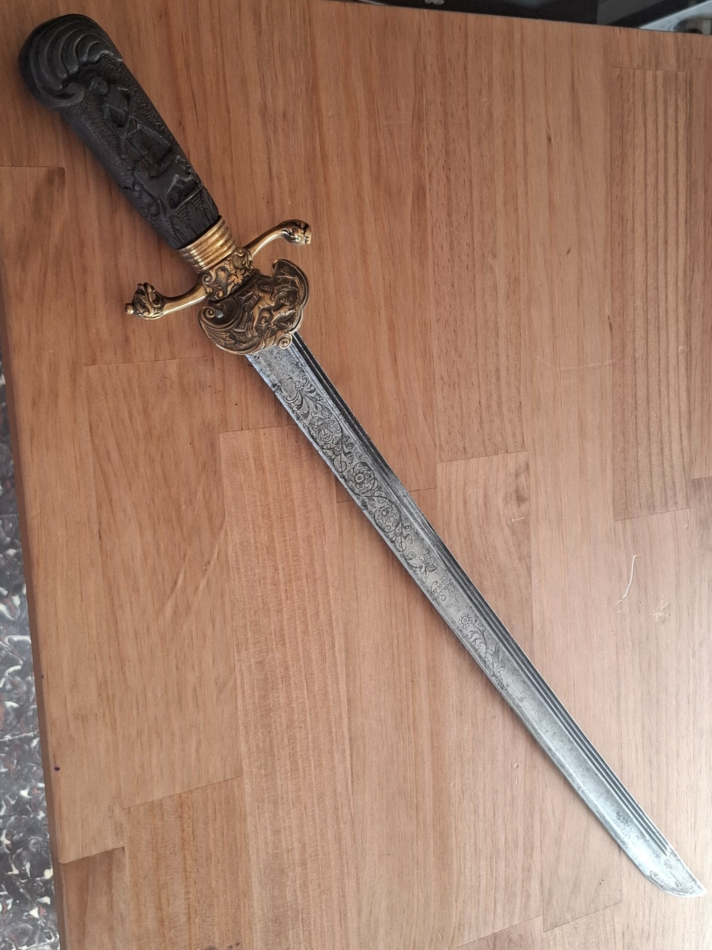 Hirschfanger, Deutschland, 19. Jahrhundert – Bild 4