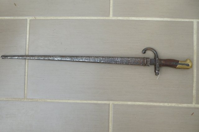 Bajonett Frankreich mit Messinggriff GRAS 1886 – Bild 1