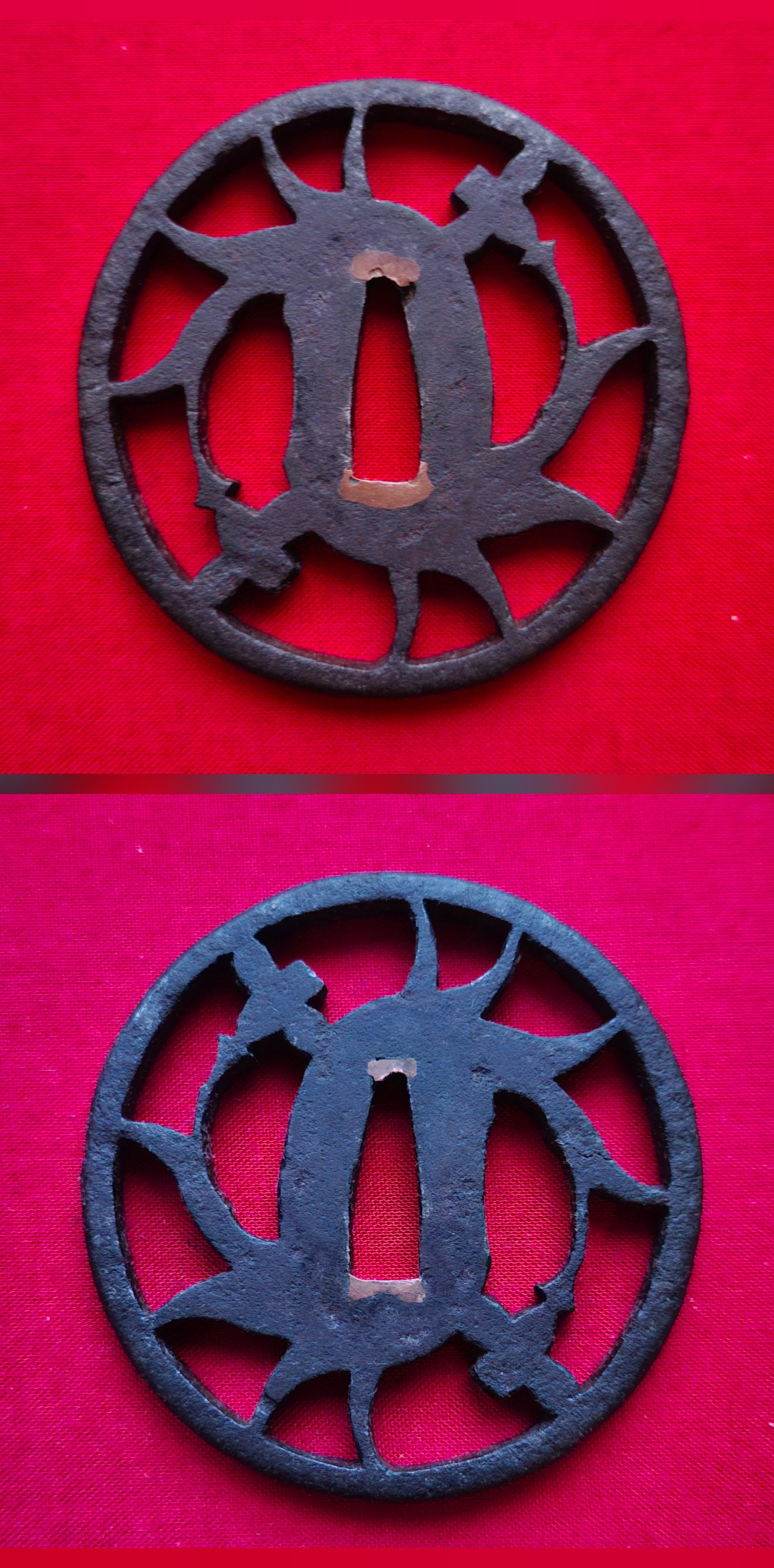 ORIGINAL ANTIKE JAPANISCHE TSUBA SCHWERT 1 – Bild 1